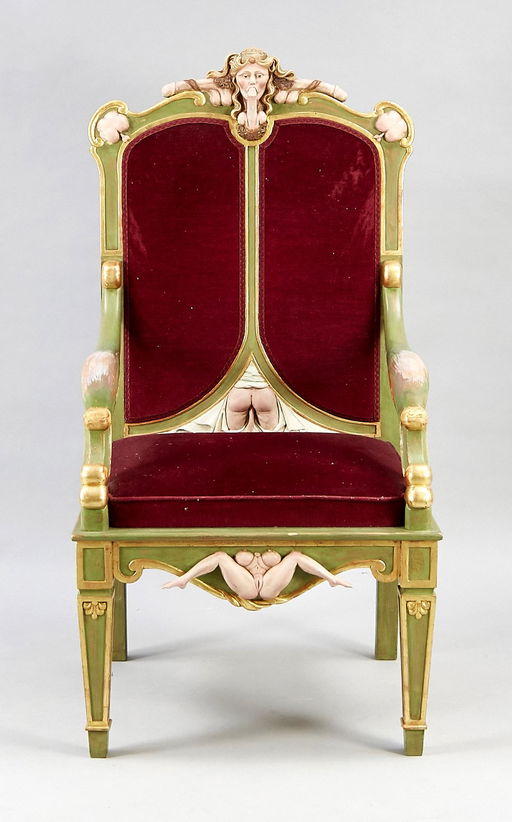 Erotic Chair Wood Carve Jan 25 2020 Historia Auctionata In Germany