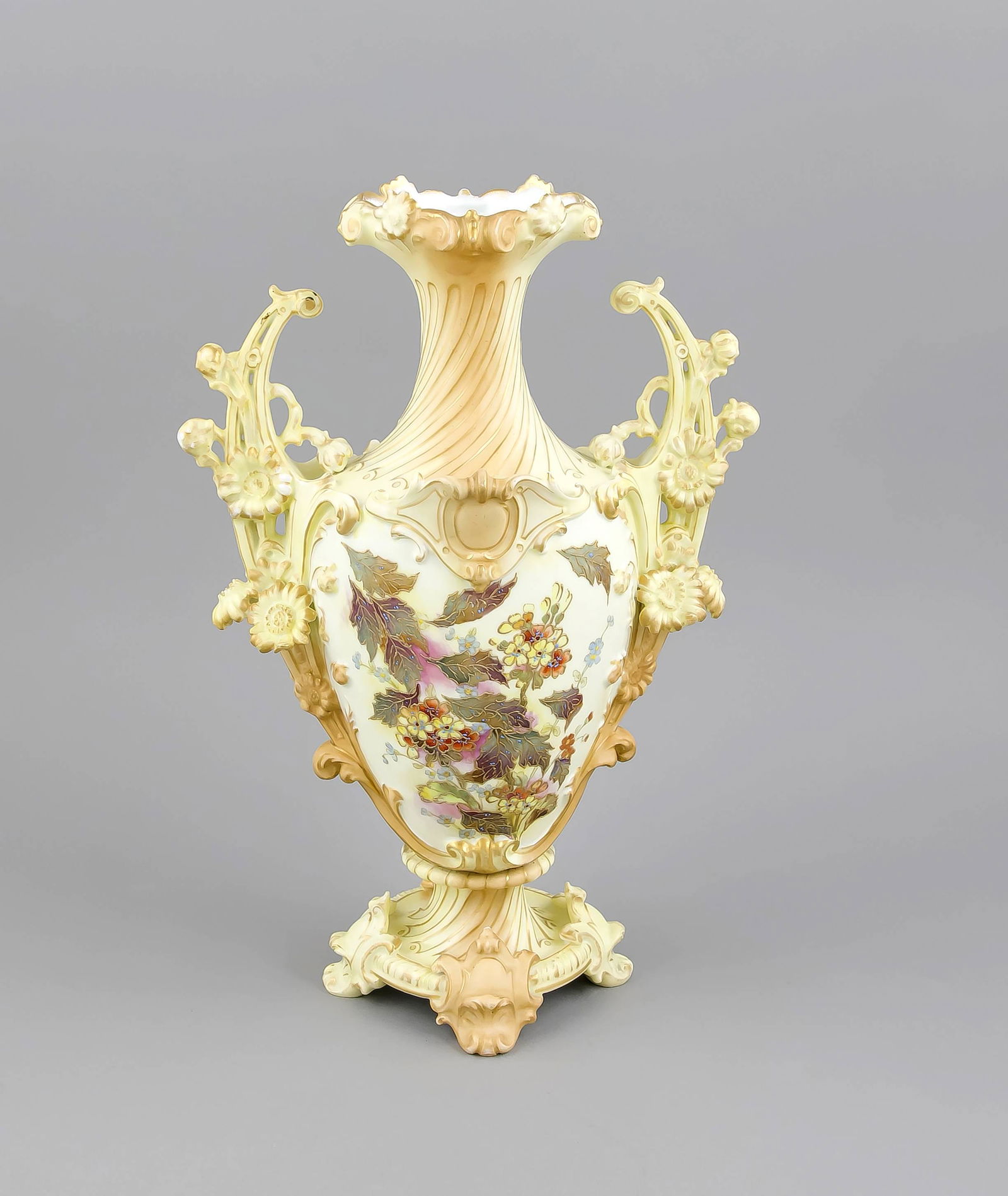 Jugendstil-Vase, Rudolstadt, T (1 of 2)