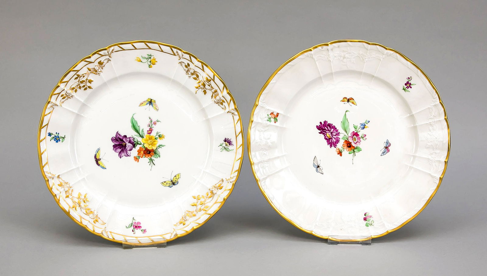 Two dinner plates, KPM Berlin, (1 of 1)