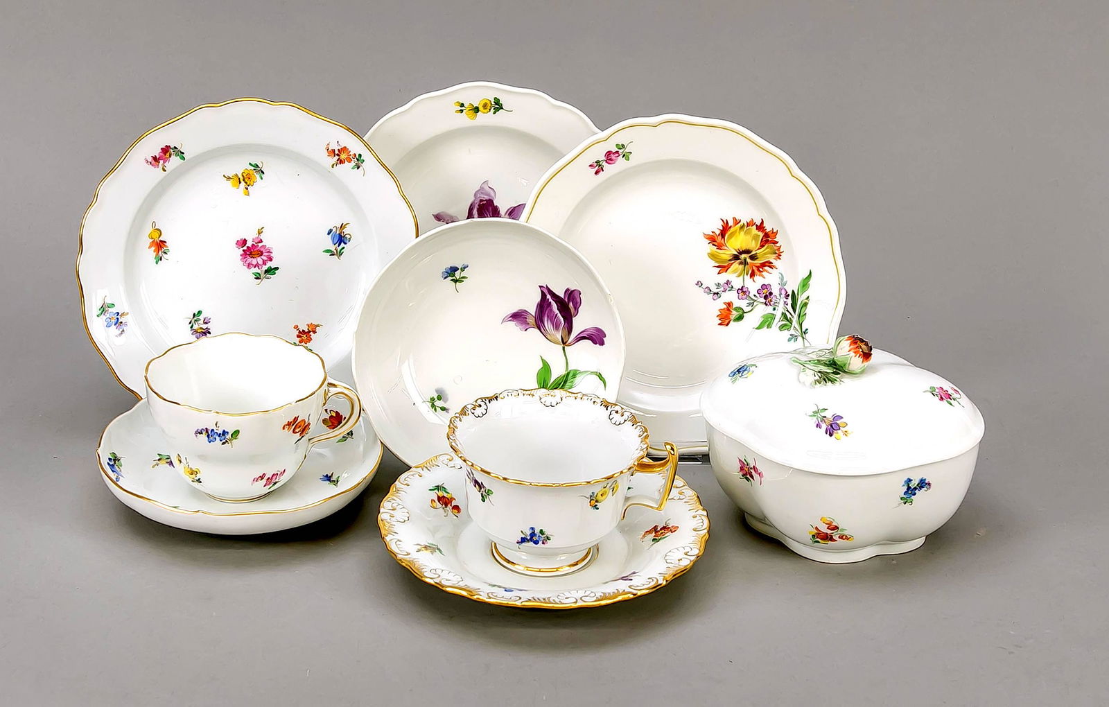 10 pieces, Meissen, various ma (1 of 1)
