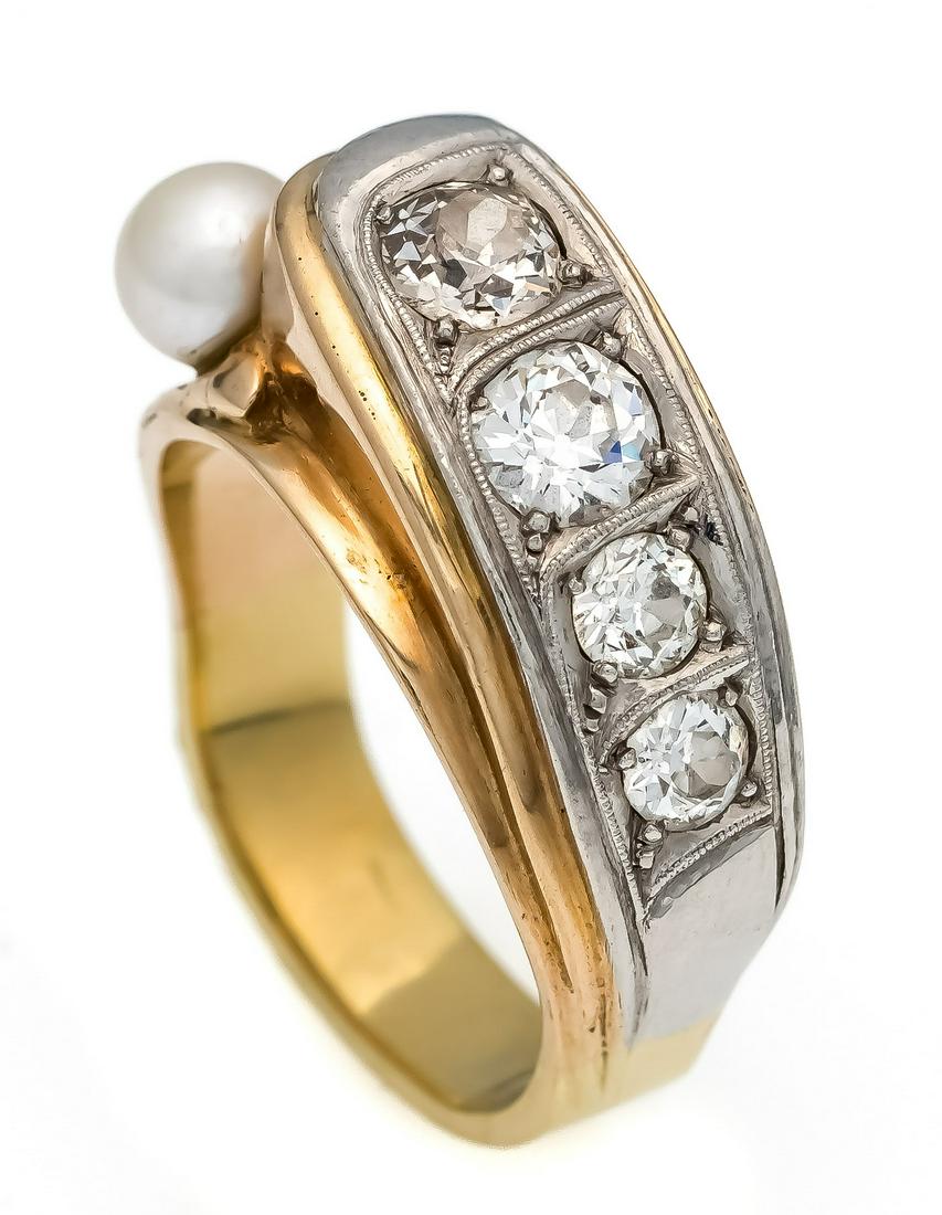 Akoya old cut diamond rin (1 of 3)