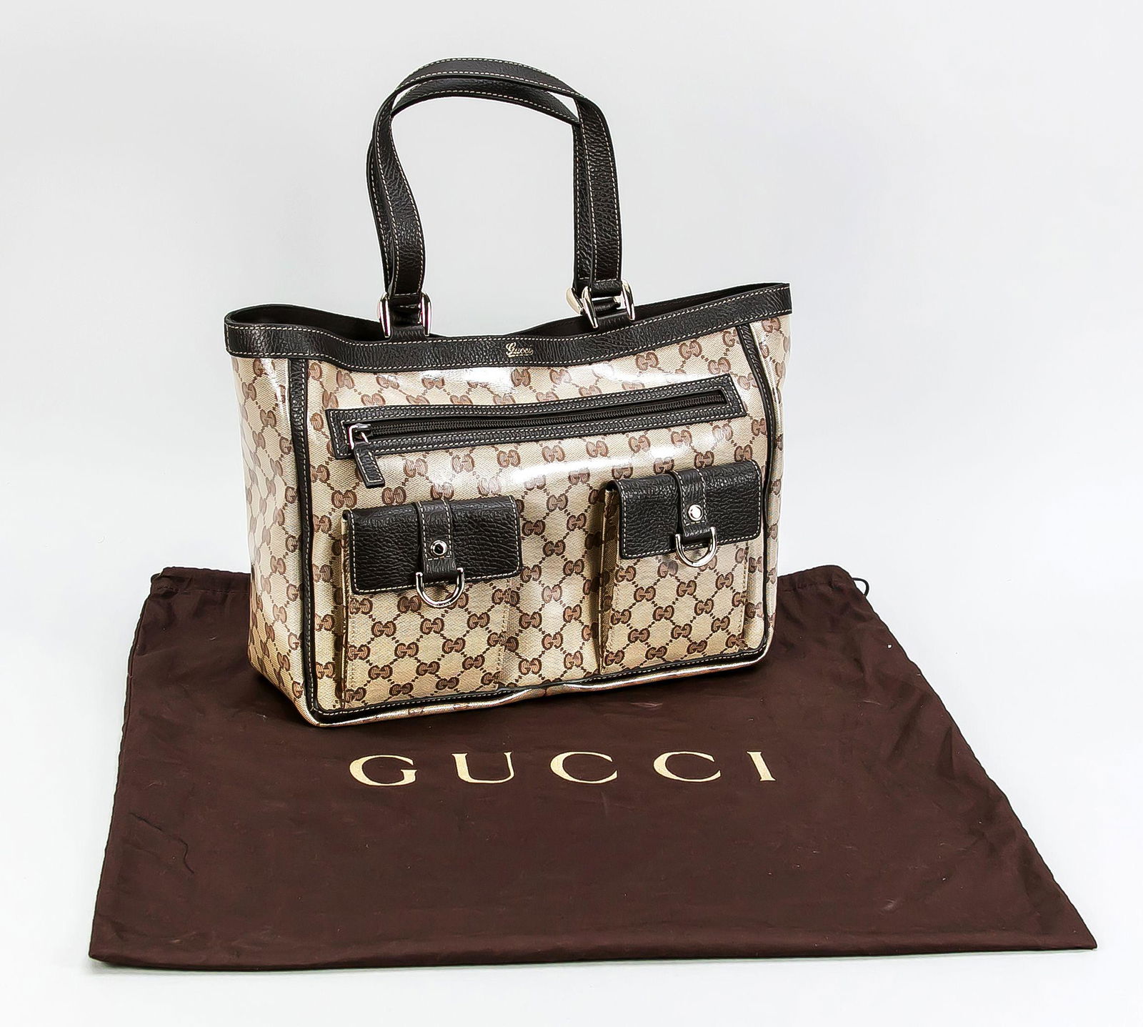 Gucci, Tote Bag, beiges beschi (1 of 1)