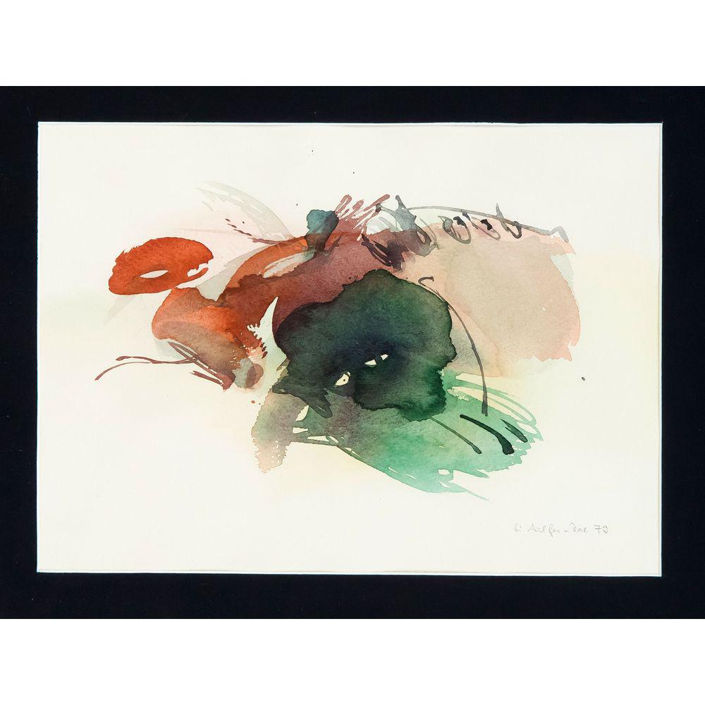 Gisela Aulfes-Daeschler (* 194: Gisela Aulfes-Daeschler (* 1940), German painter and graphic artist from Erlangen, studied at the Academy Nuremberg and at the Hochschule fÃ¼r Bild. Arts Berlin with Prof. Hoffmann and Prof. Trier. 