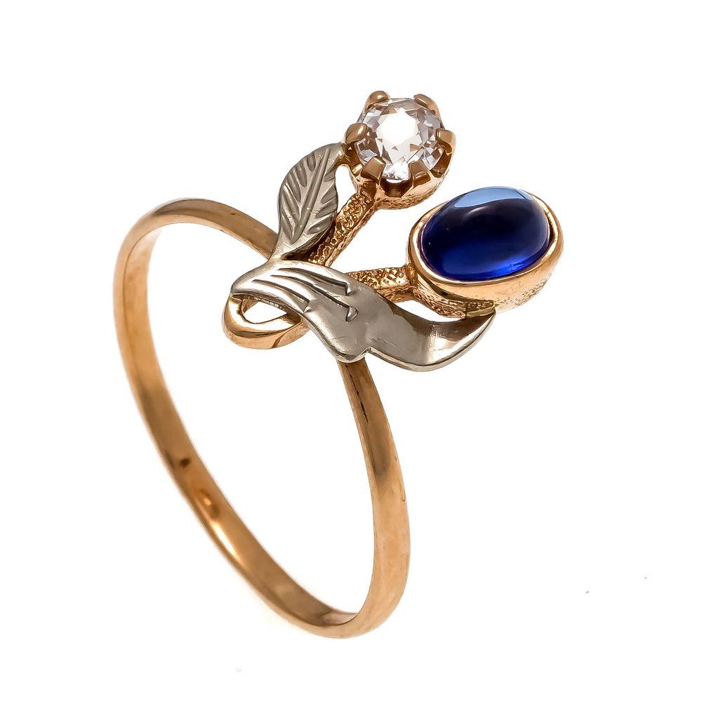 Saphir-Diamant-Ring RG 585/000 mit (1 of 1)