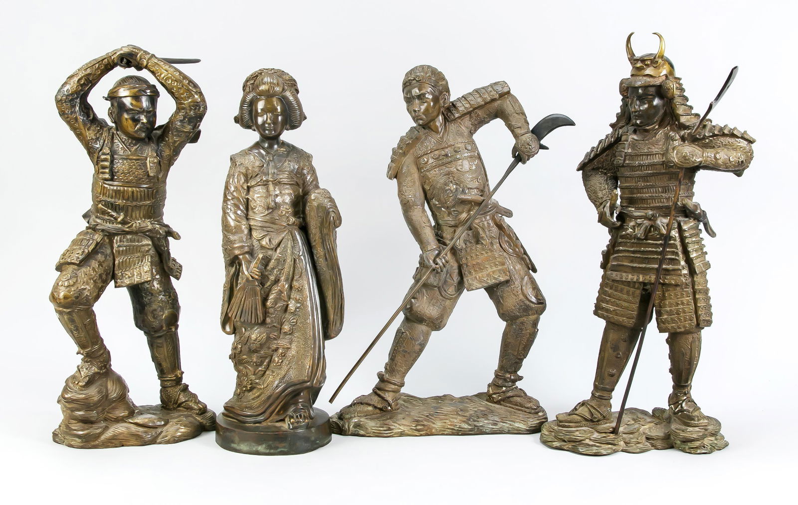 4 bronzes, Japan, 2nd h. 20th c., 3 (1 of 1)