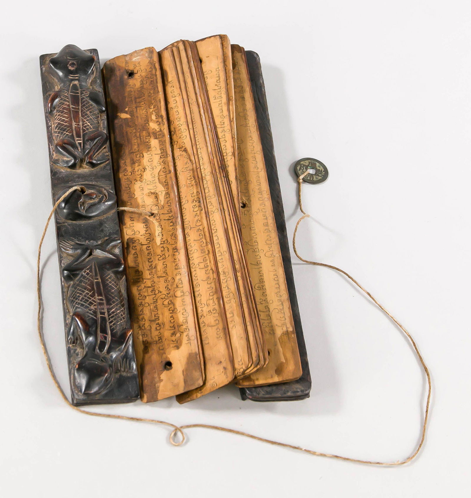 Travel palm leaf book, Asia, 19th/2 (1 of 1)