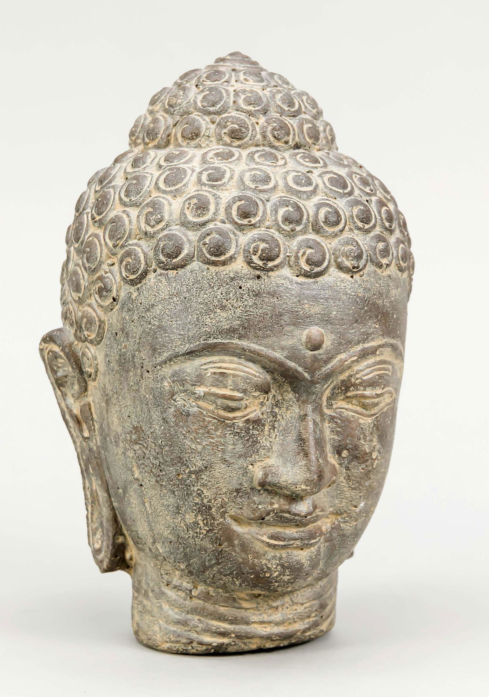 Buddha head, age and origin unknown (1 of 1)