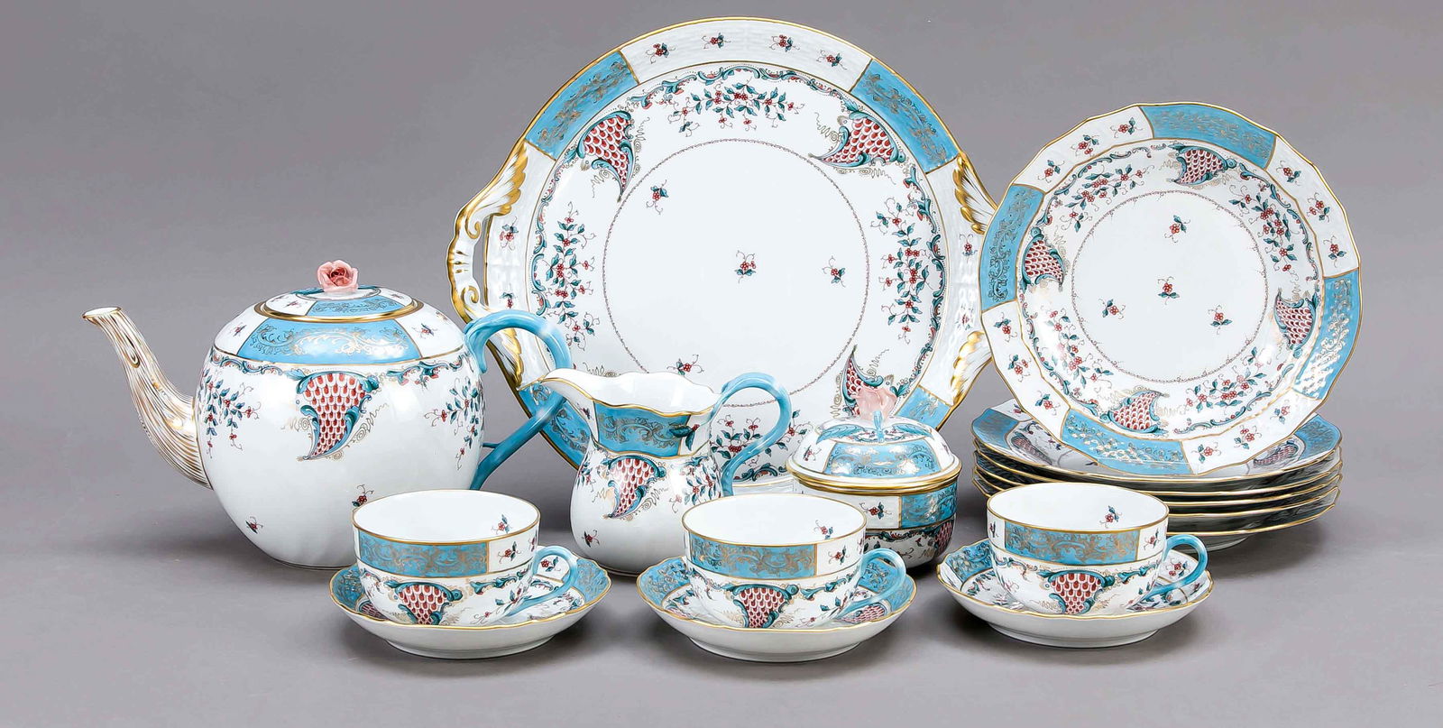 Tea set for 6 persons, 22 pcs, (1 of 1)
