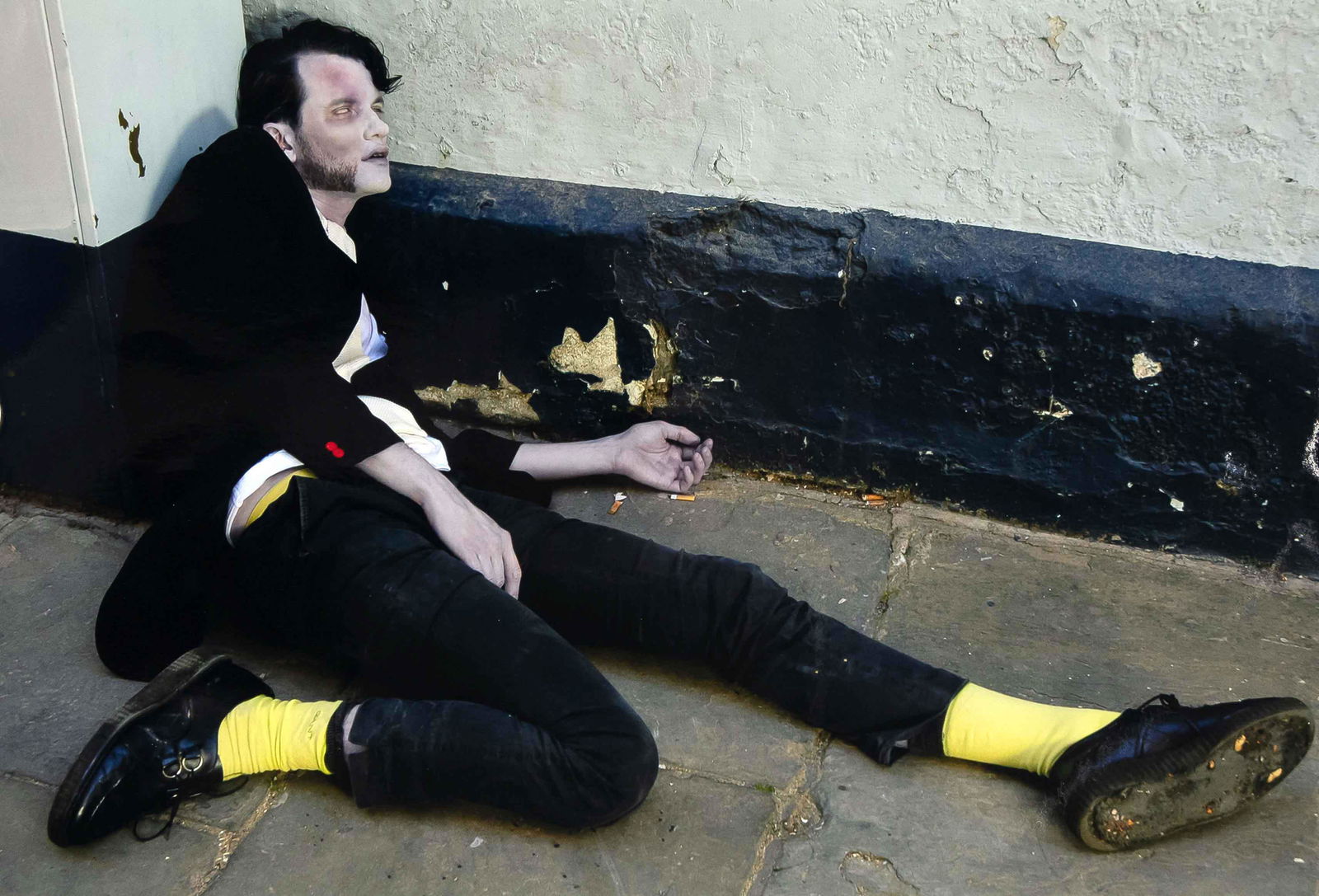 Mark Leckey (b. 1964), contemp: Mark Leckey (b. 1964), contemporary British video artist. Color photo ''Artwork for Jack to Jack's You were Toung once'', C-print from 2006, Edition Texte zur Kunst No. 64, signed and numbered 75/100