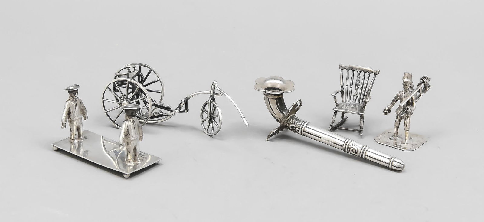 Four miniatures, 20th c. Silve (1 of 1)