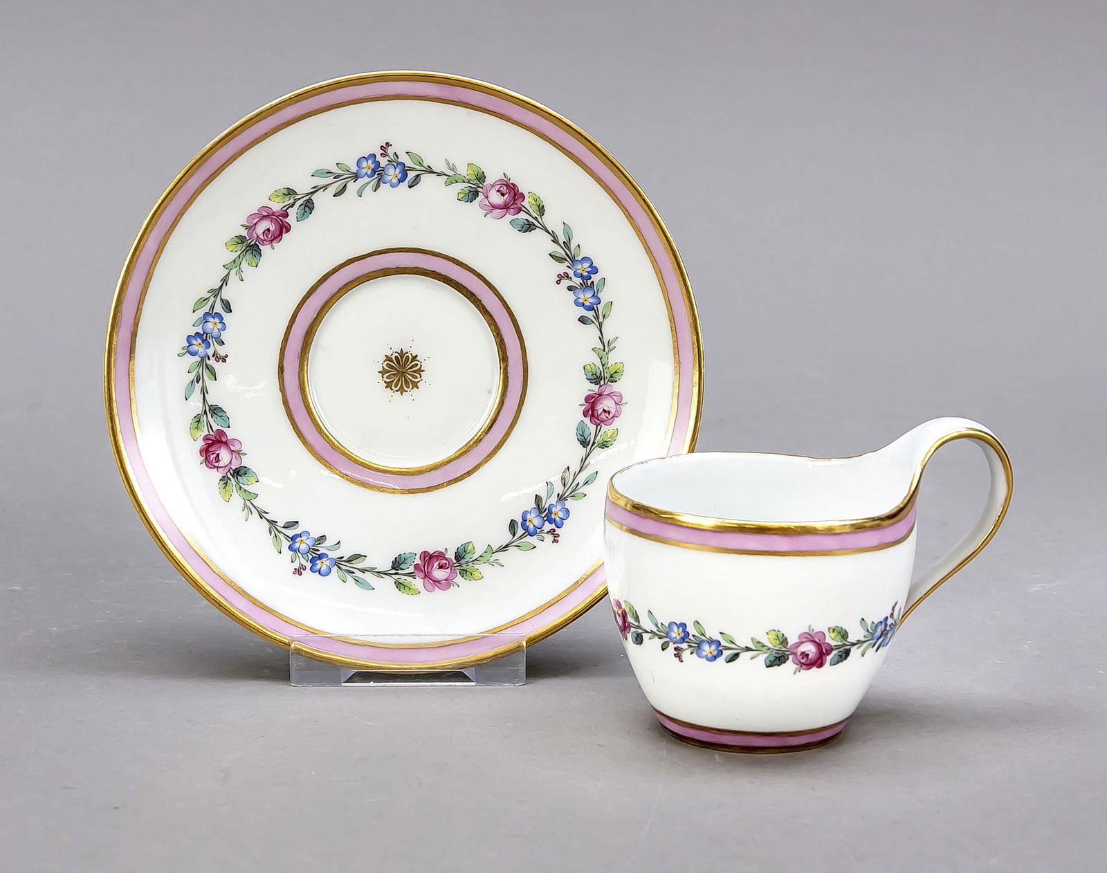 Cup with saucer, KPM Berlin, c. 1800 (1 of 1)
