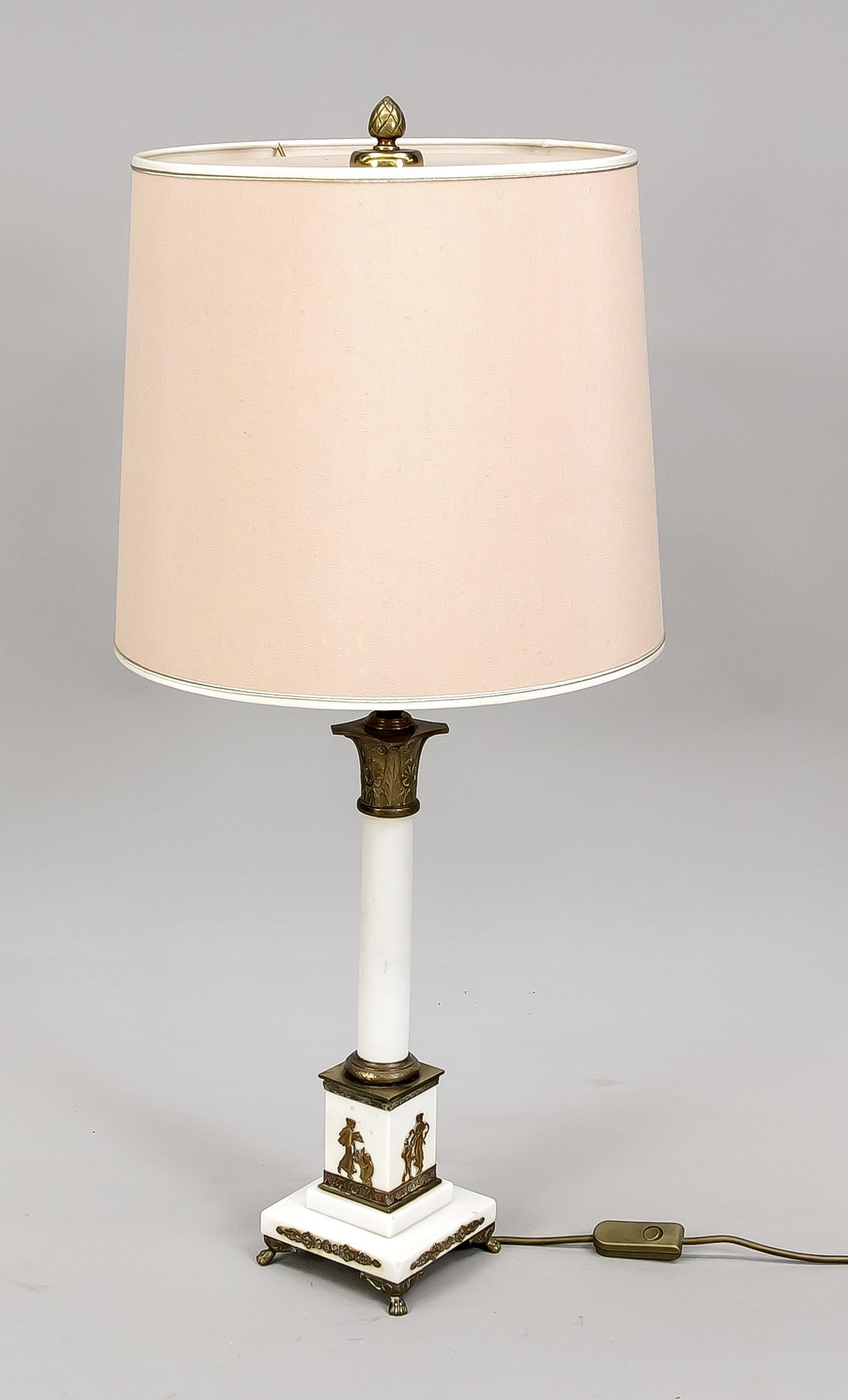 Empire style lamp, 19th c., wh (1 of 1)