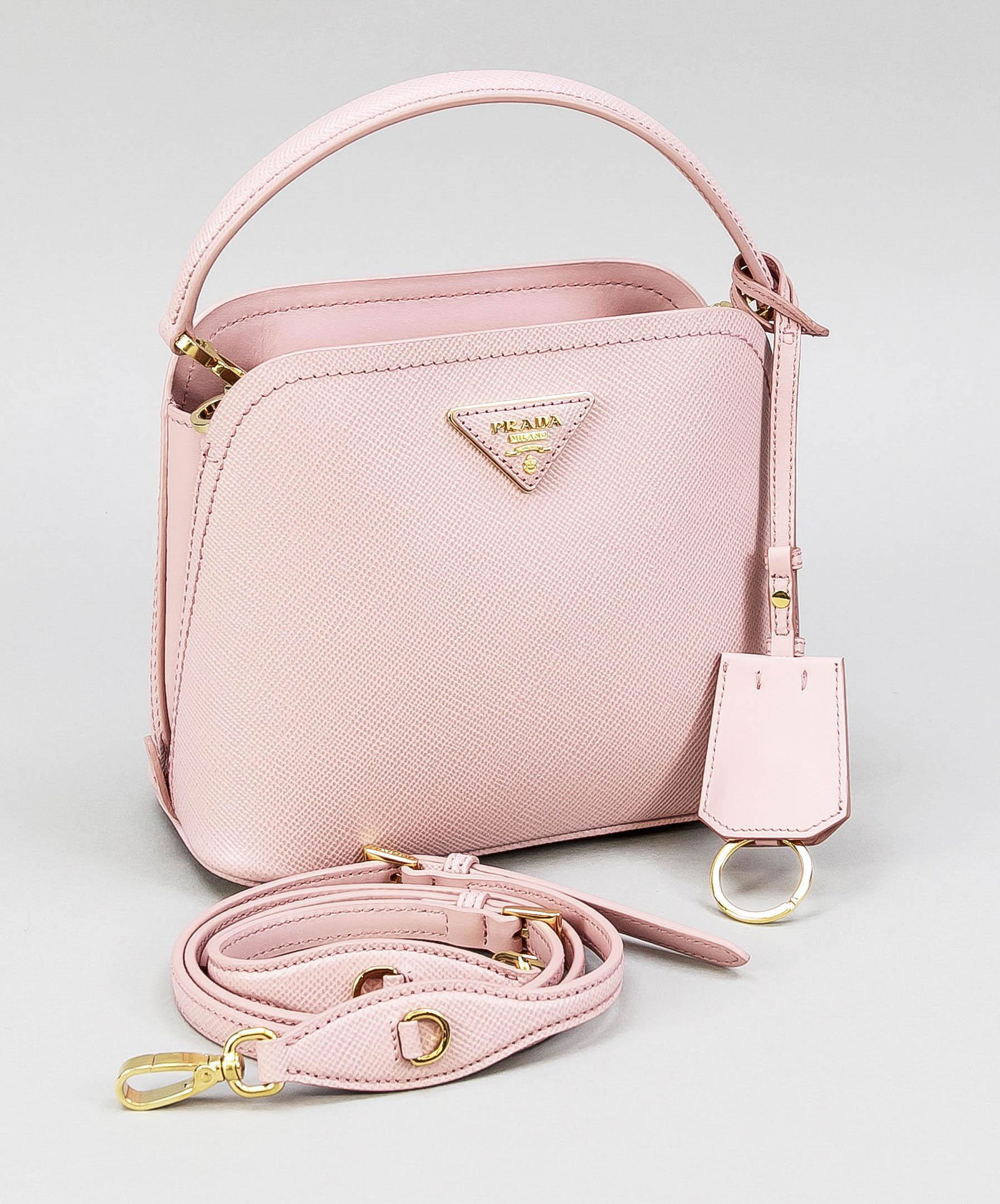 Prada, Saffiano Cuir Small Mon (1 of 1)