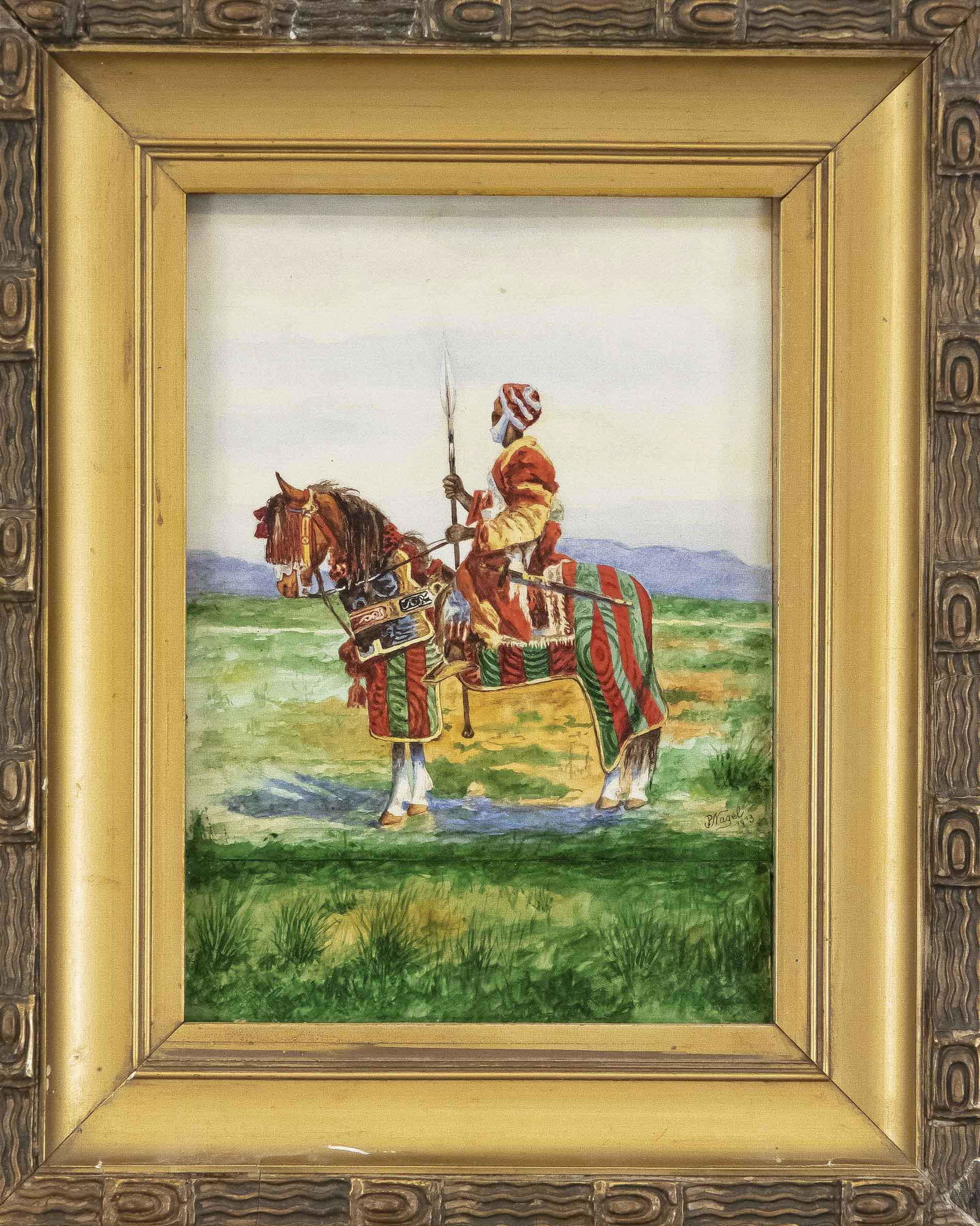 P. Nagel, Bornu Rider at Lak (1 of 1)