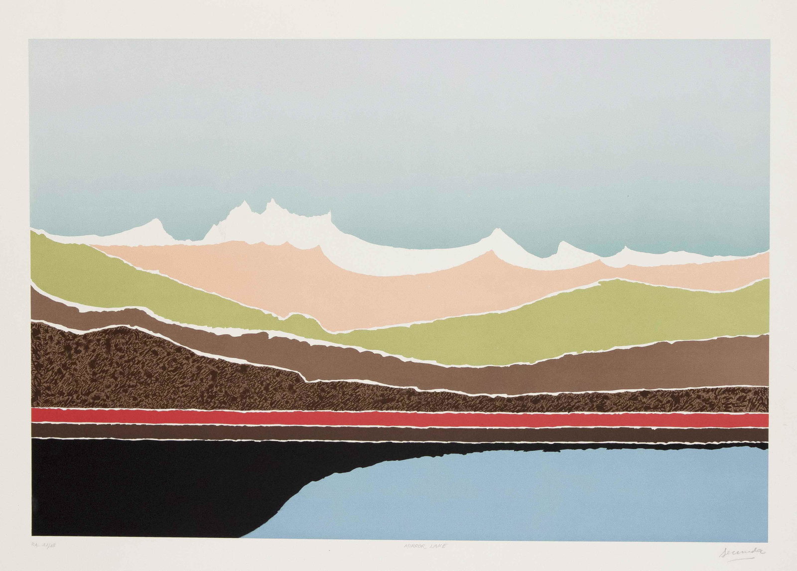 Arthur Secunda (b. 1927), u.s: Arthur Secunda (b. 1927), u.s. painter and printmaker who had his first solo exhibition as early as 1950 and whose works can be found at MOMA New York and the Chicago Art Institute, among others. ''Mi