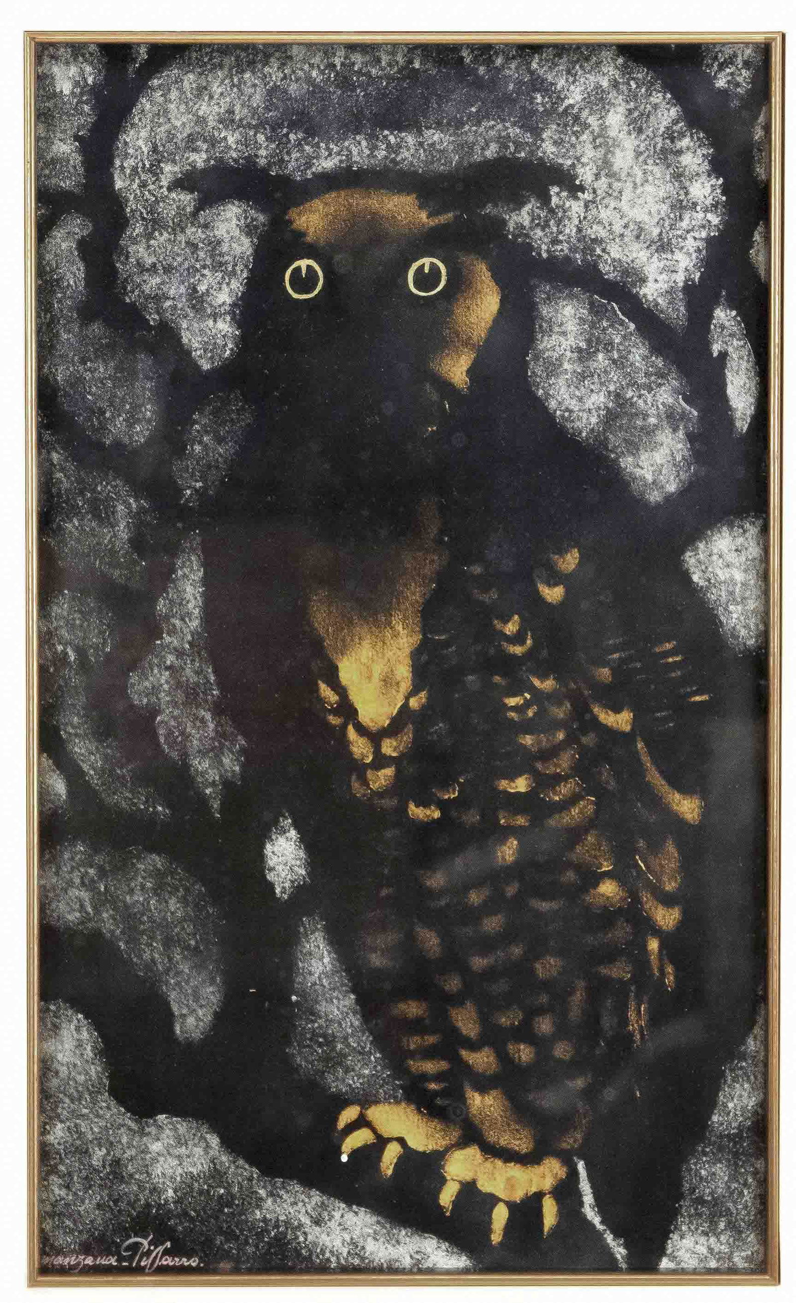 Georges Manzana-Pissarro (187: Georges Manzana-Pissarro (1871-1961), French artist and son of Camille Pissarro. Exhibited regularly with the avant-garde of his time at the Paris Autumn Salon and the Salon des IndÃ©pendants. ''Eag