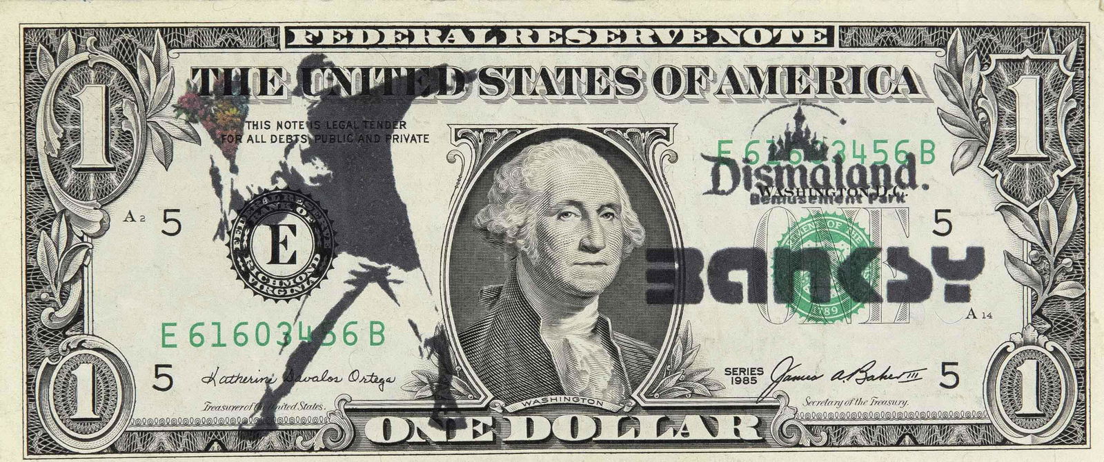 Banksy, after, Dismal Dollar (1 of 2)