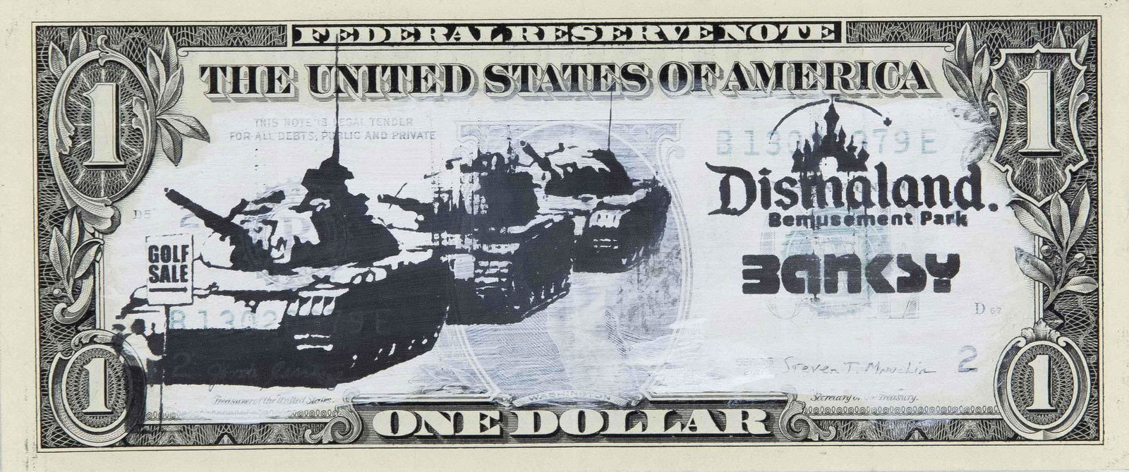 Banksy, after, Dismal Dollar (1 of 2)