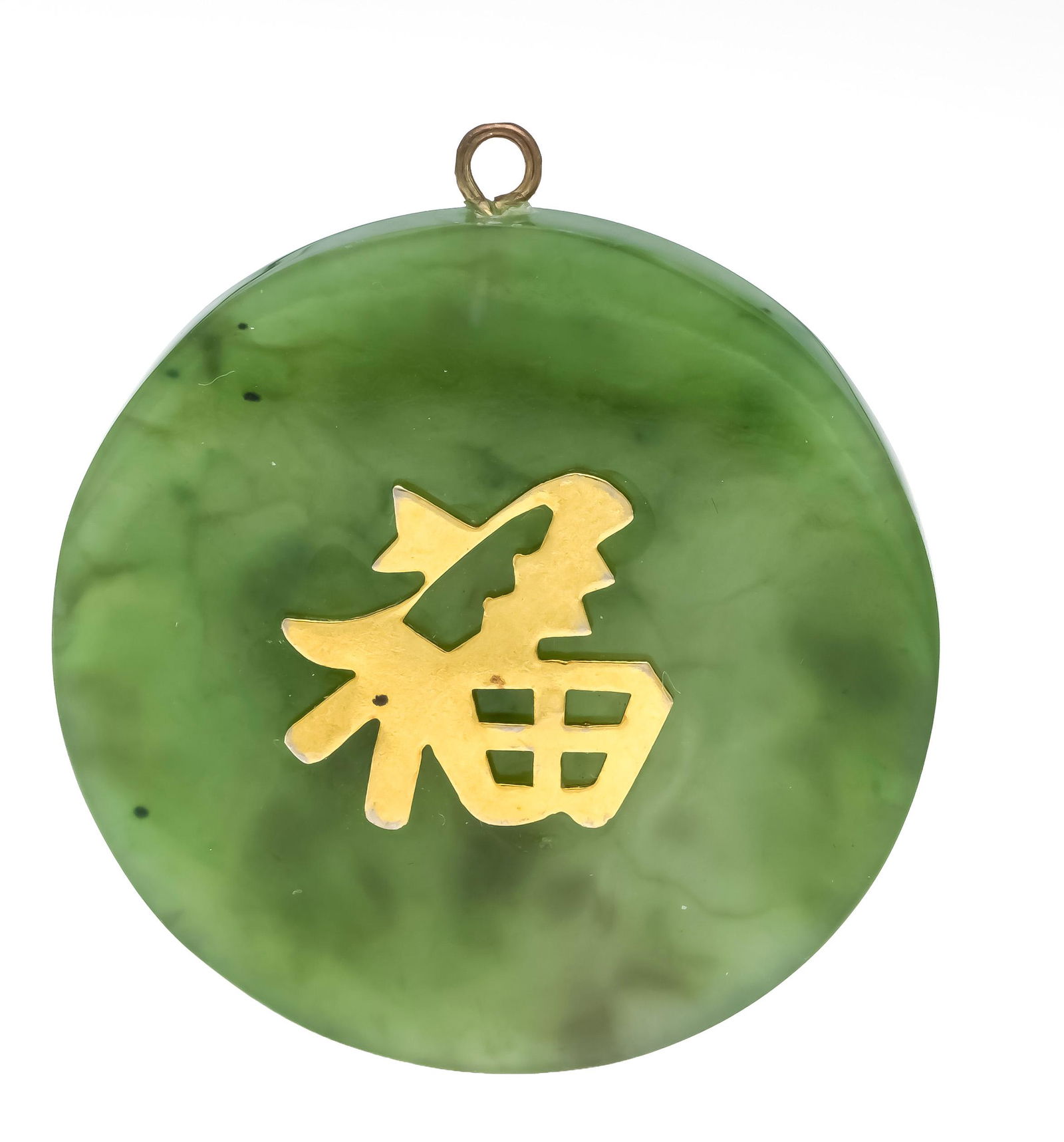 Jade pendant gold-plated with (1 of 1)
