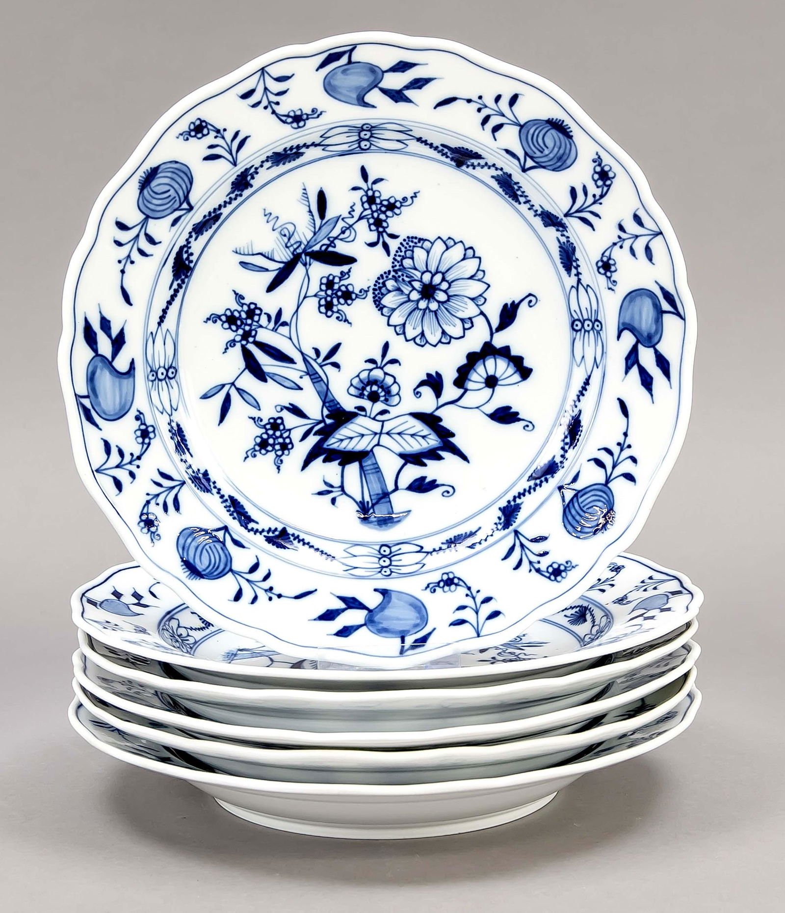 Six plates, Meissen, 1850-1886 (1 of 1)