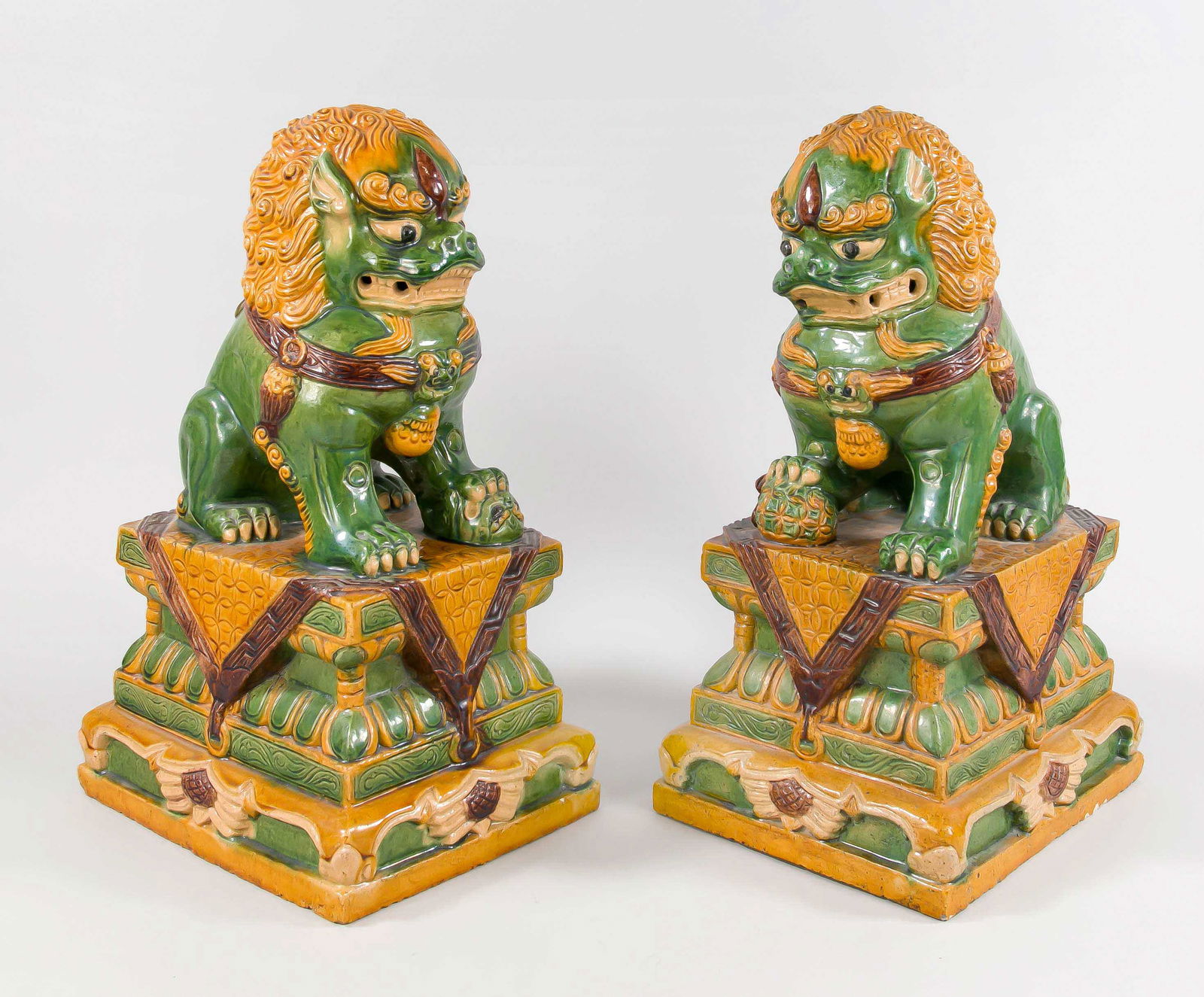 Pair of large temple guard fig (1 of 1)