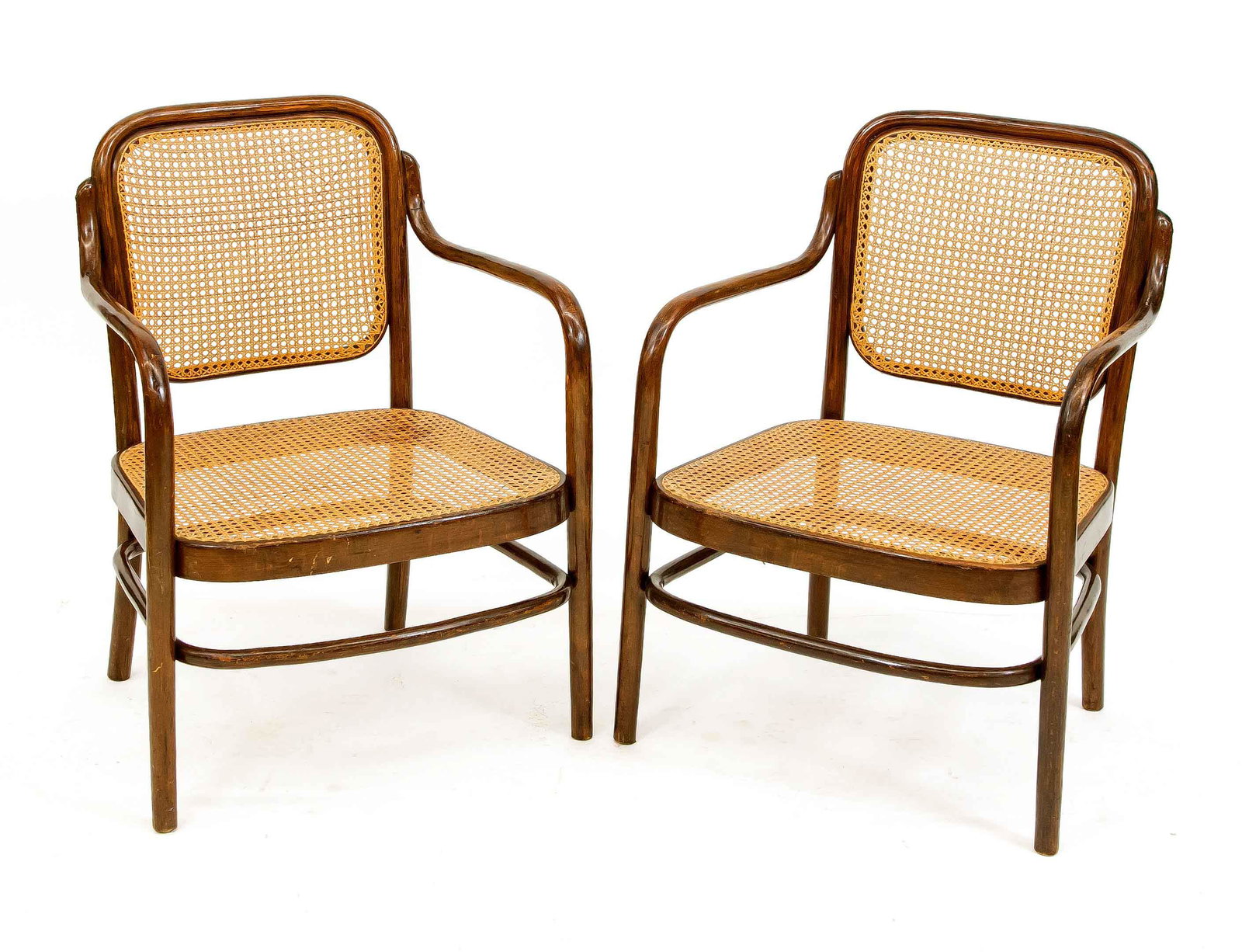Pair of Thonet armchairs, 20th (1 of 1)