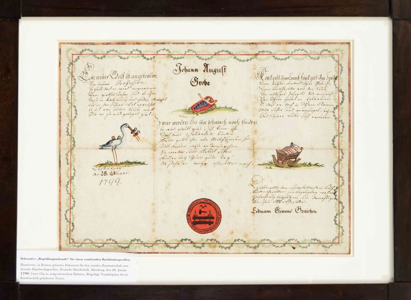 Decorative ''Welcome Certifica (1 of 1)