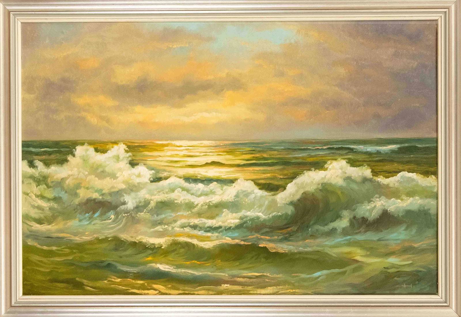 Monogrammed H, marine painter (1 of 1)