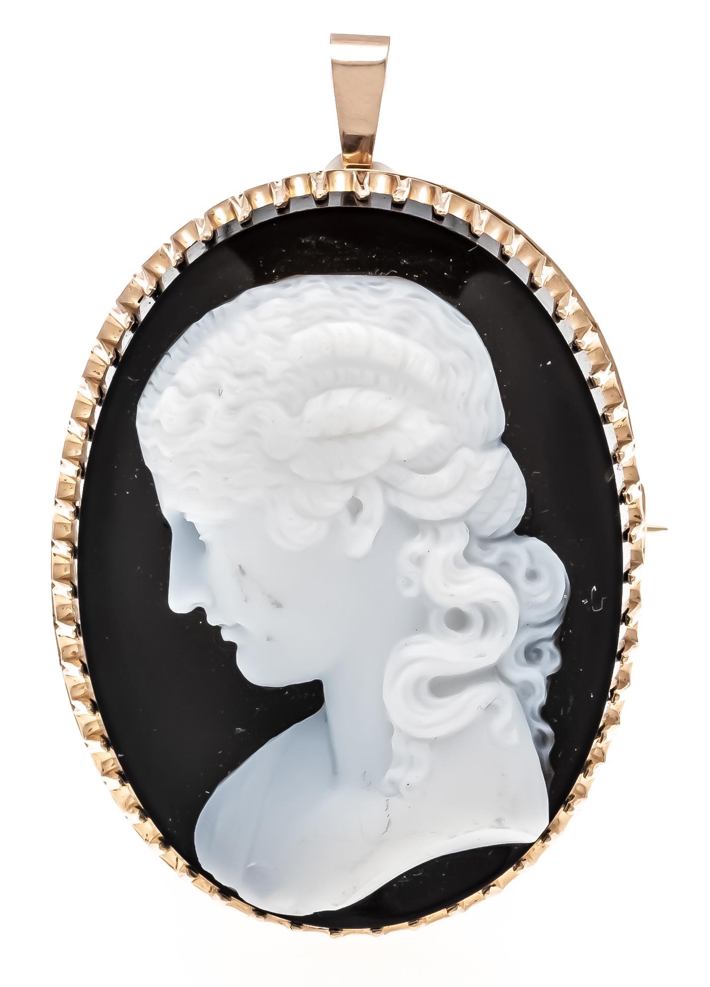 Agate gem brooch / pendant RG (1 of 1)