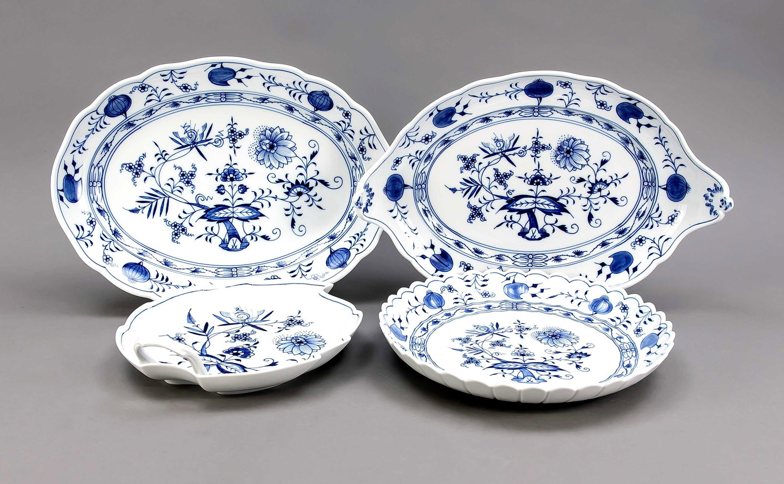 Four serving dishes, Meissen, (1 of 1)