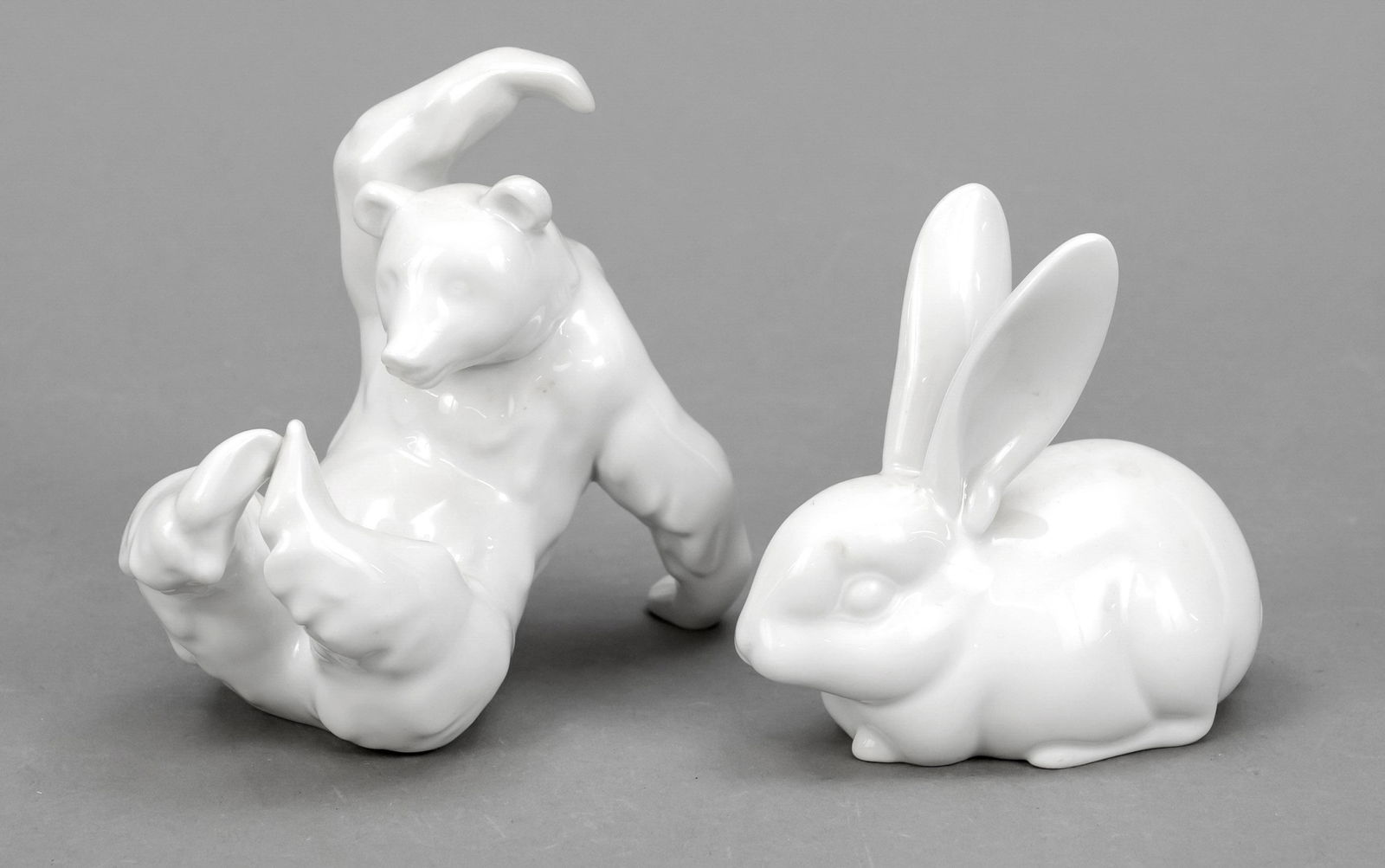 Bear and hare, KPM Berlin, mar (1 of 1)