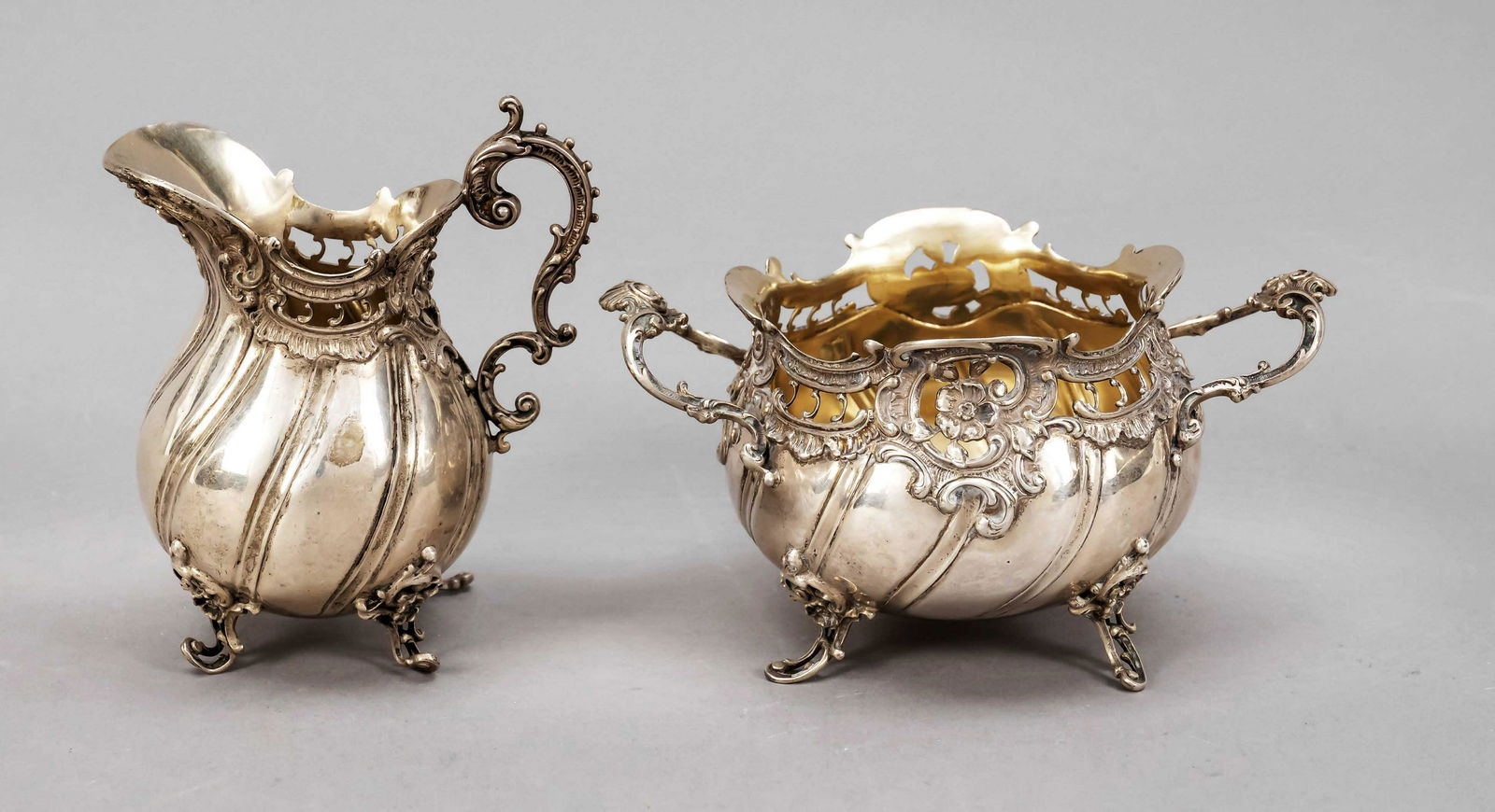 Sugar and cream jar, German, aroun (1 of 1)