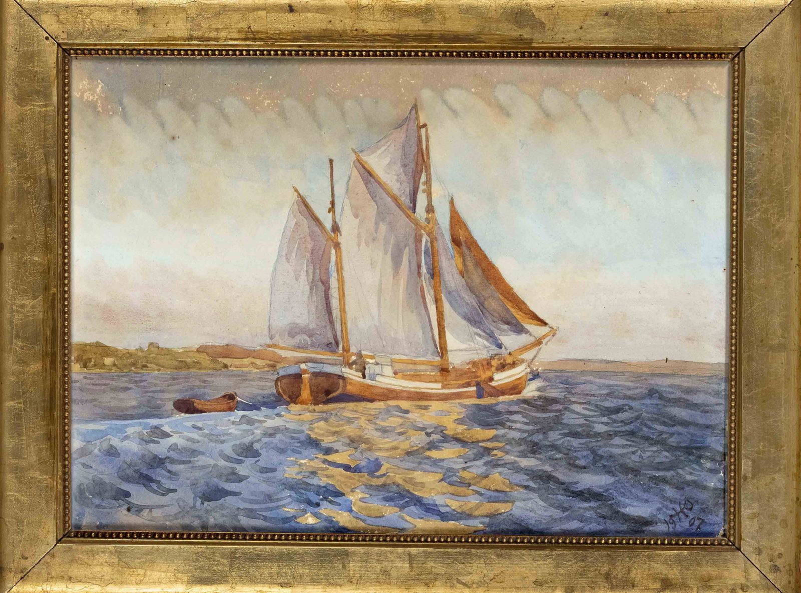 Monogrammed HO, marine painter (1 of 1)