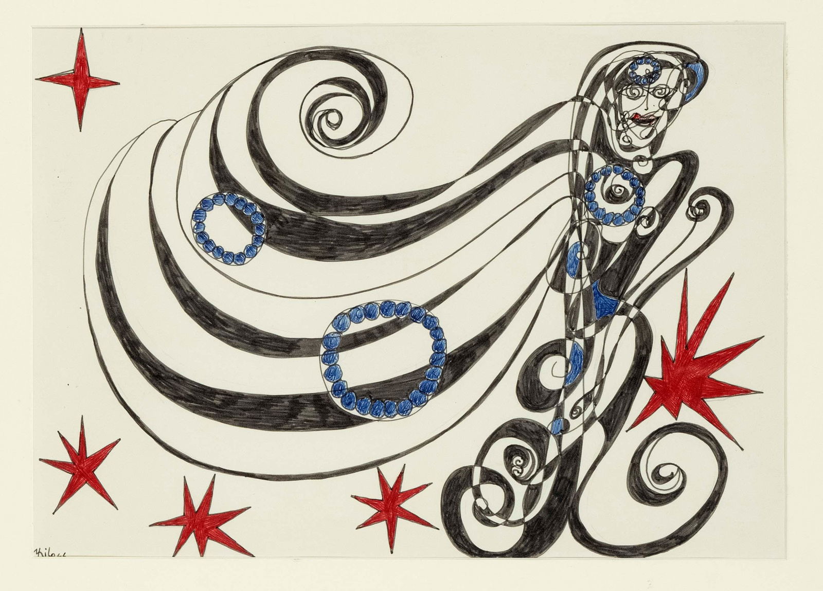 Thilo Maatsch (1900-1983), Bra: Thilo Maatsch (1900-1983), Braunschweig painter and graphic artist, founder of the Society for Friends of Young Art, which included Lyonel Feininger, Paul Klee and Johannes Molzahn, in the 1950s stays