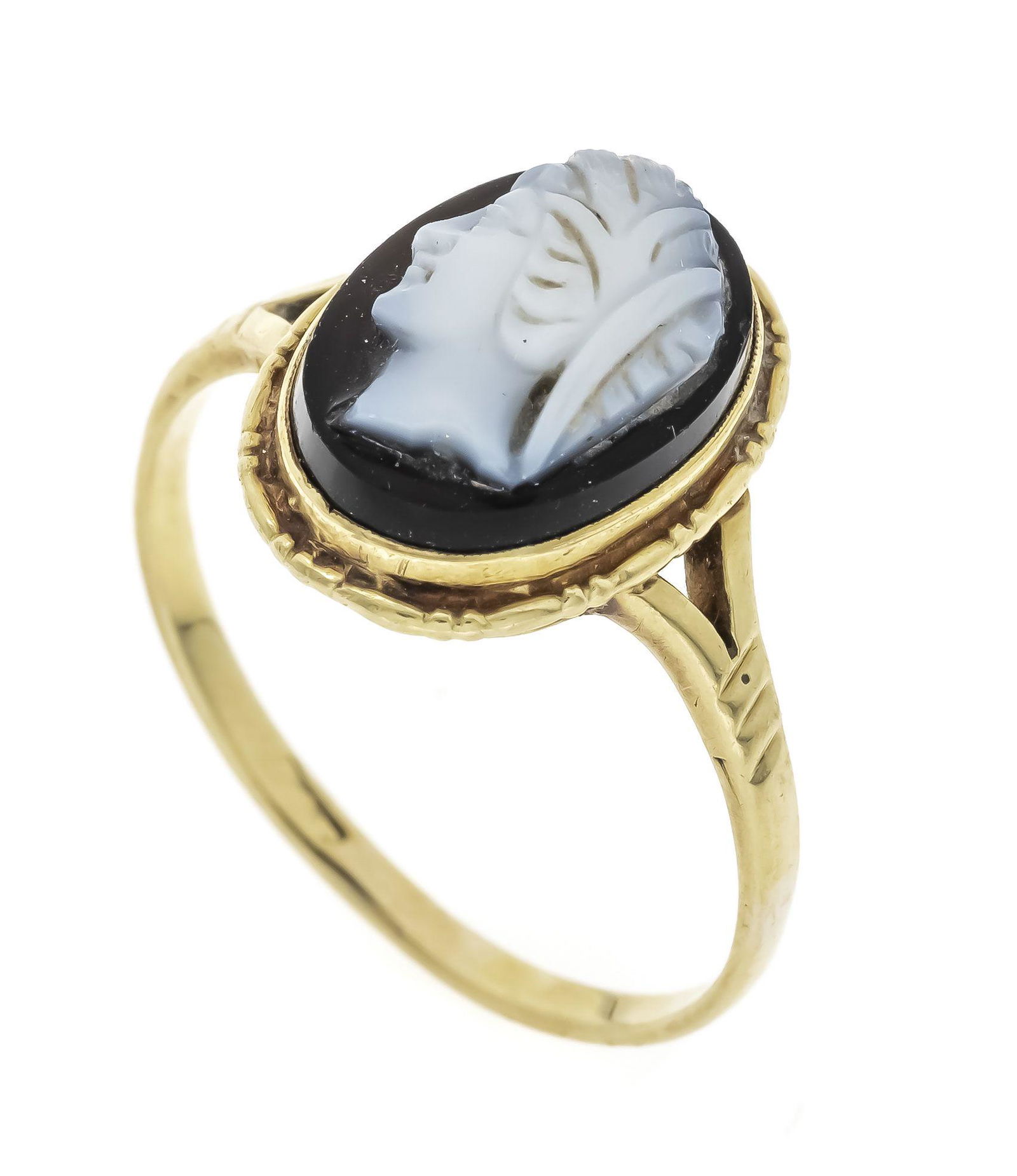 Gem ring GG 585/000 with a fin (1 of 2)