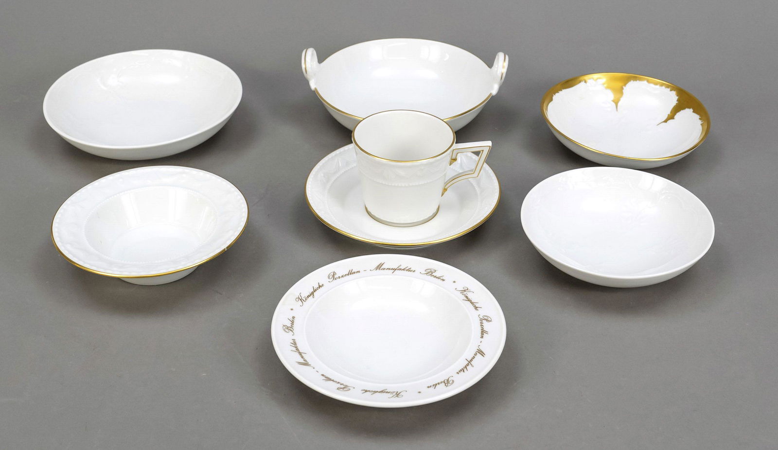 mixed lot KPM Berlin, 8-pcs., marks 1 (1 of 1)