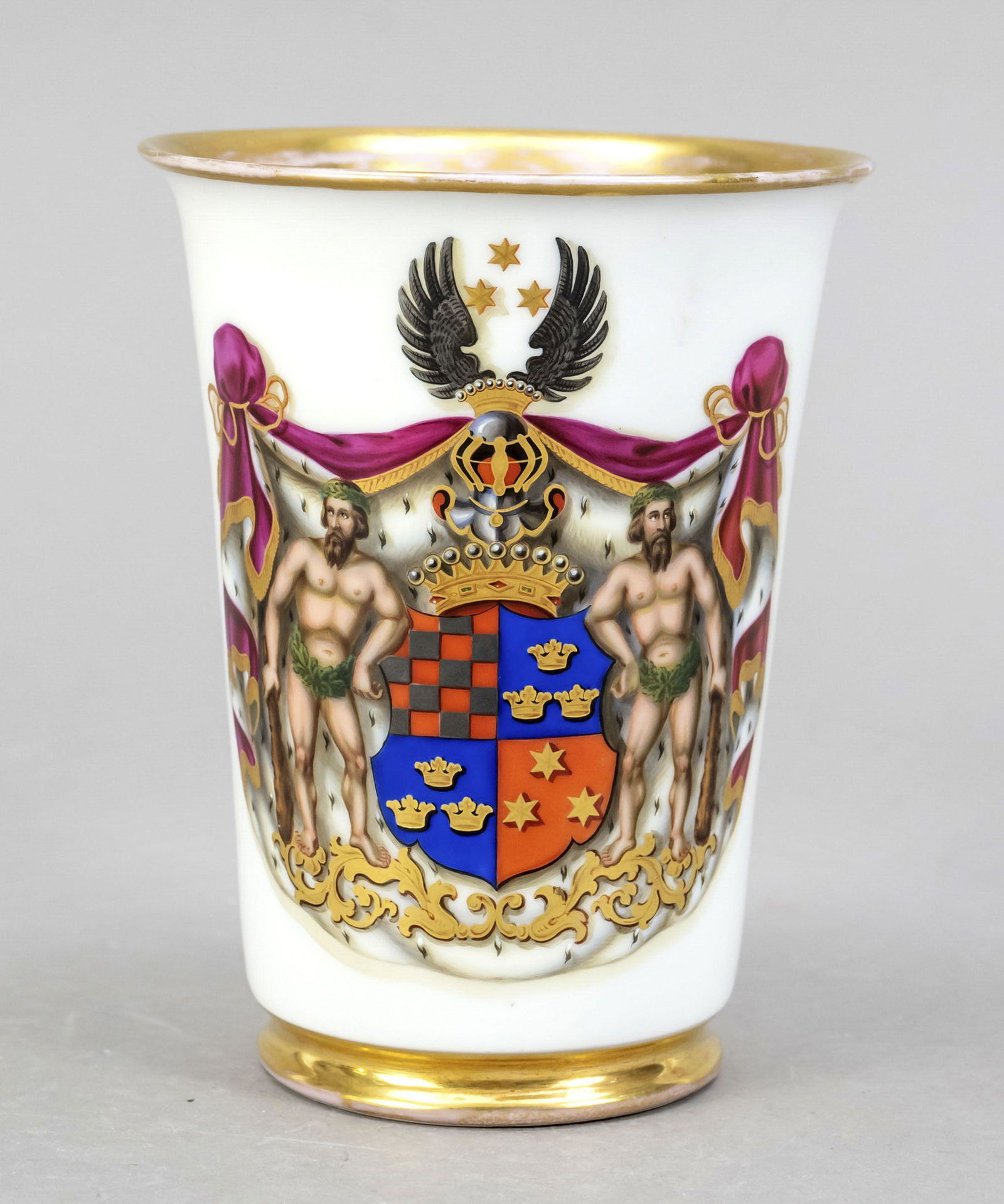 Large porcelain mug, Studentika, date (1 of 2)