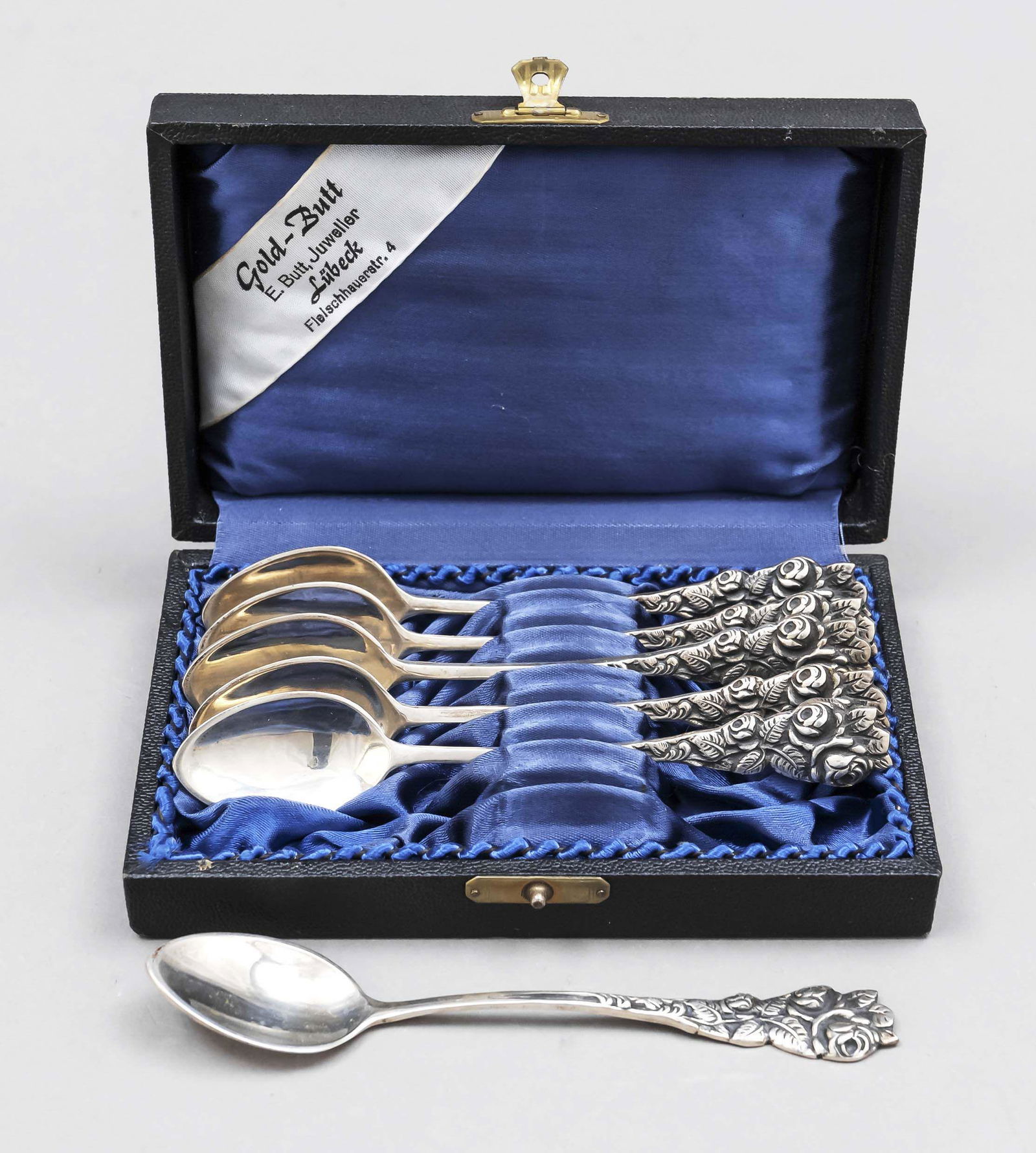 Six coffee spoons, German, 20t (1 of 1)