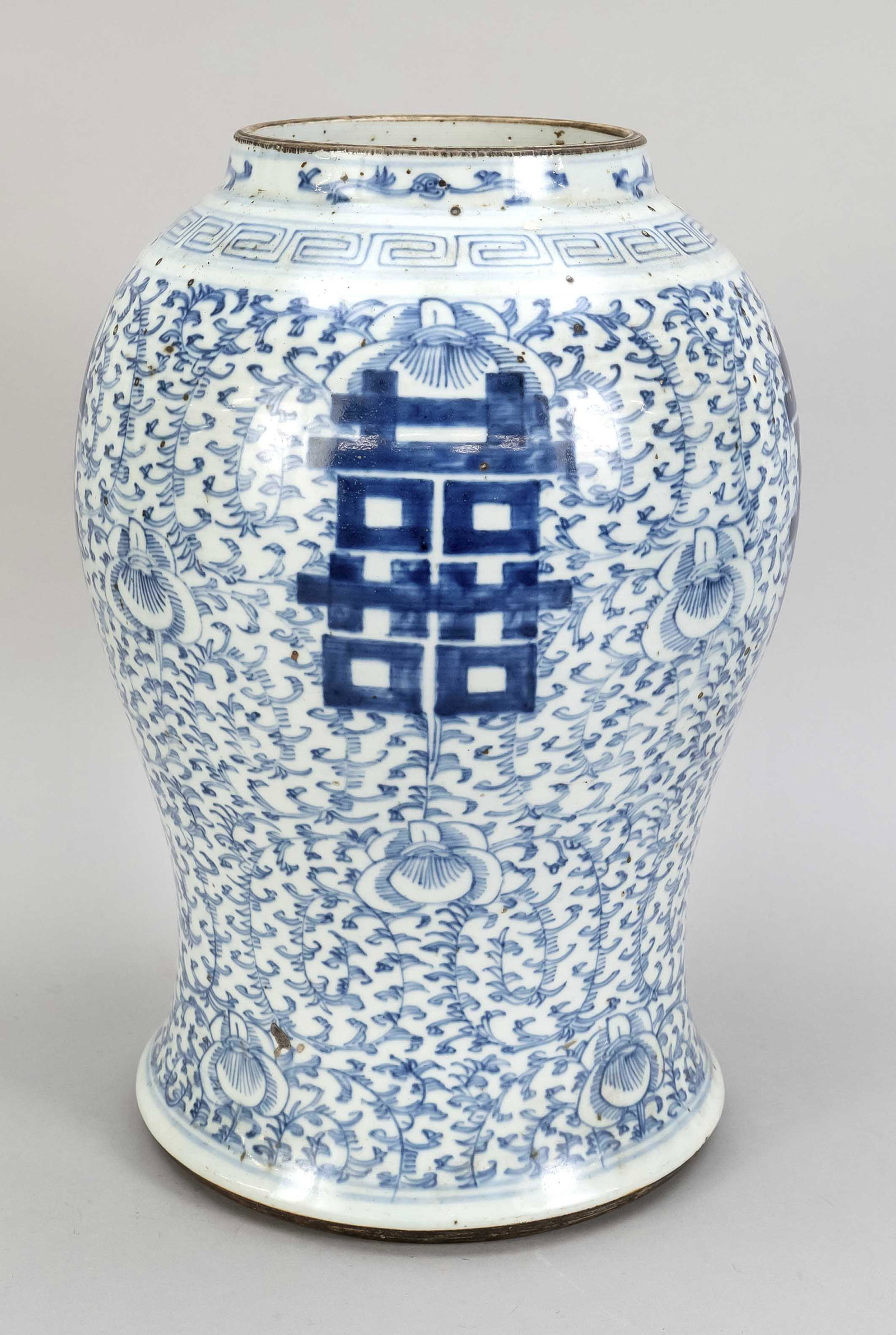 Ginger pot/vase, China, 19th c., (1 of 1)