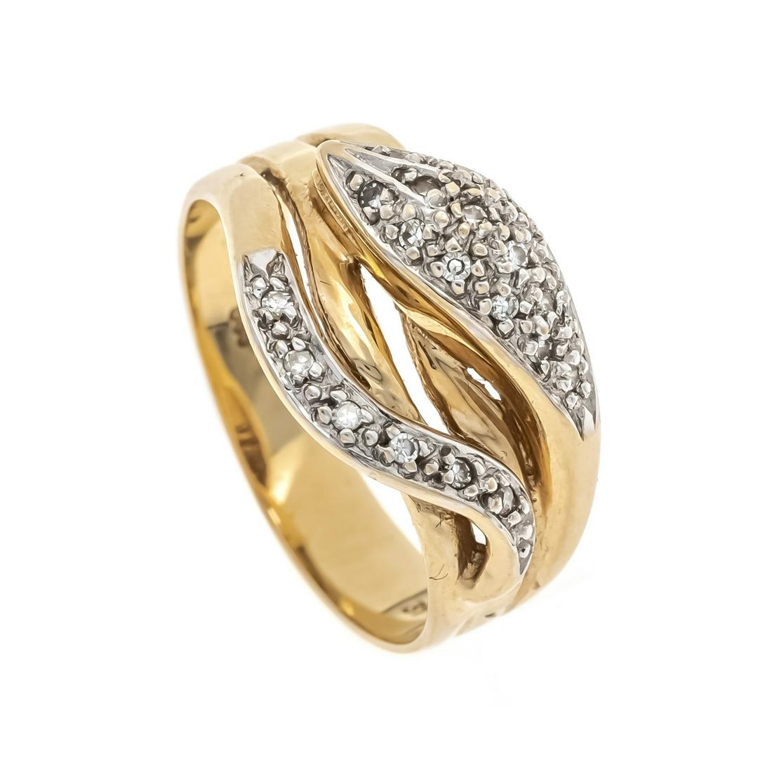 Diamond snake ring GG/WG 585/0 (1 of 1)