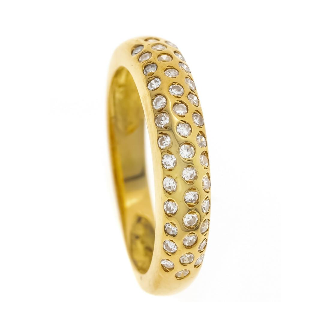 Diamond ring GG 750/000 unstam (1 of 1)