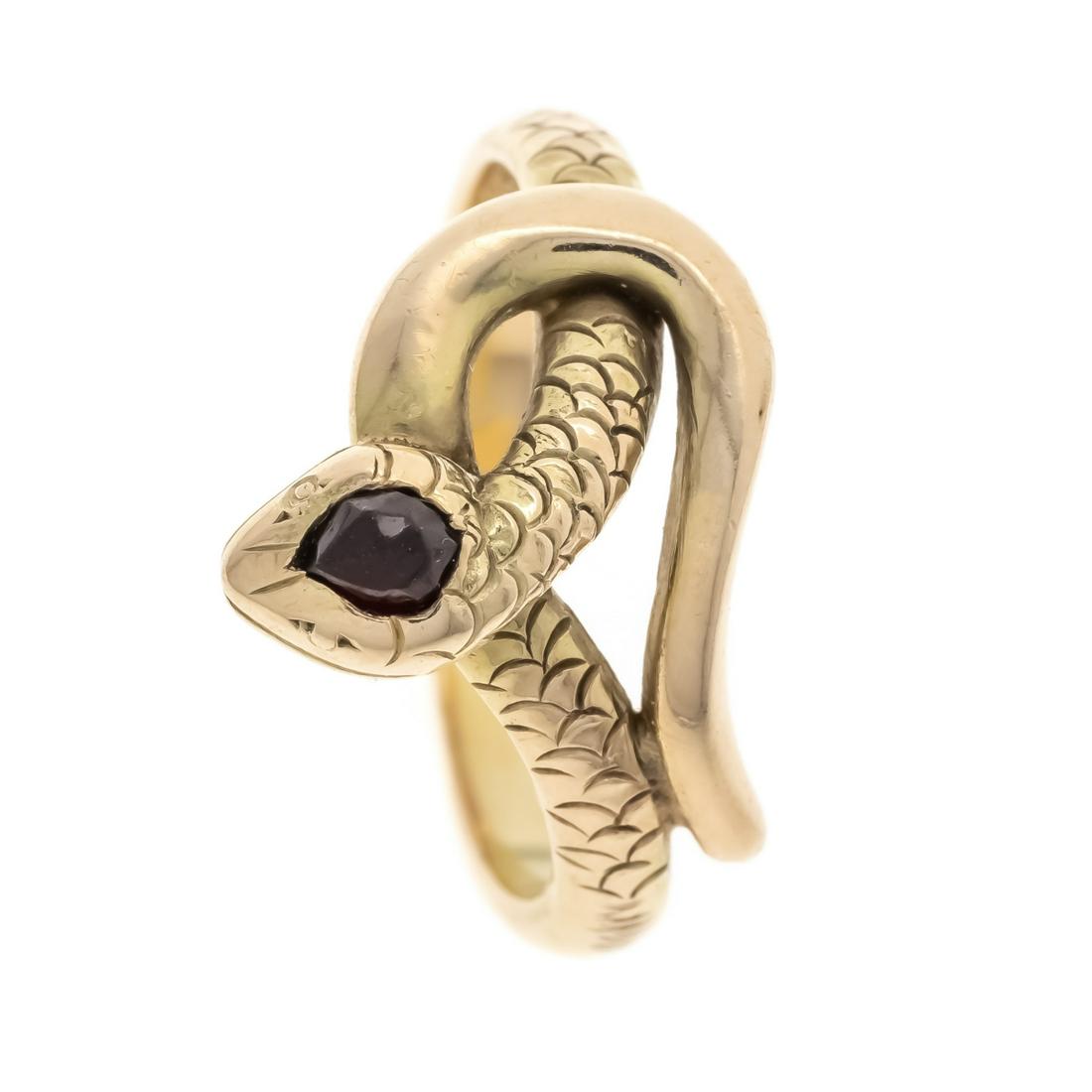 Snake ring GG 585/000 with one (1 of 1)