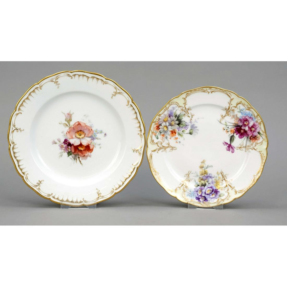 Two plates, KPM Berlin, 19th/2 (1 of 1)