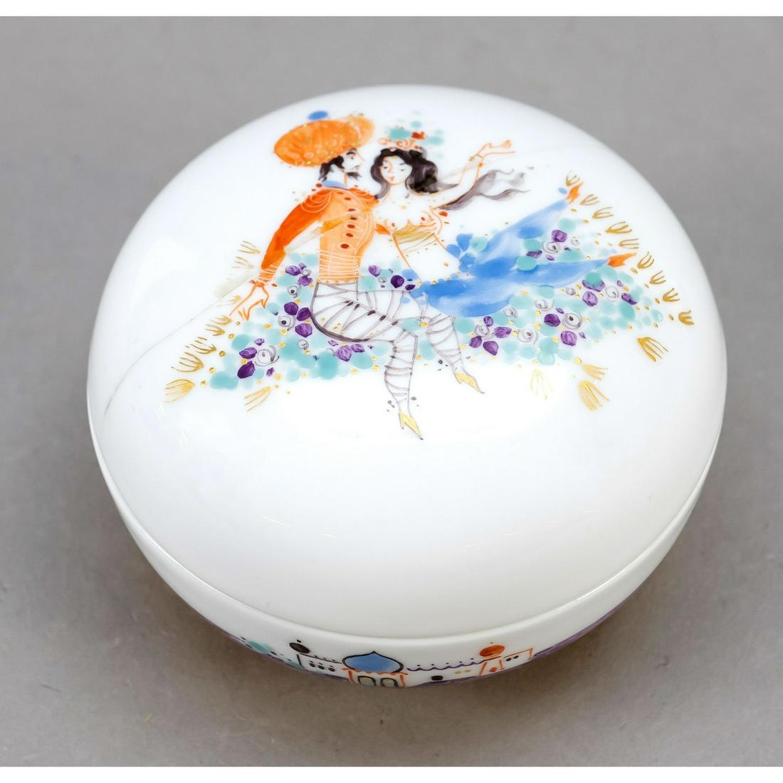 Round lidded box, Meissen, 1970s, 1 (1 of 2)