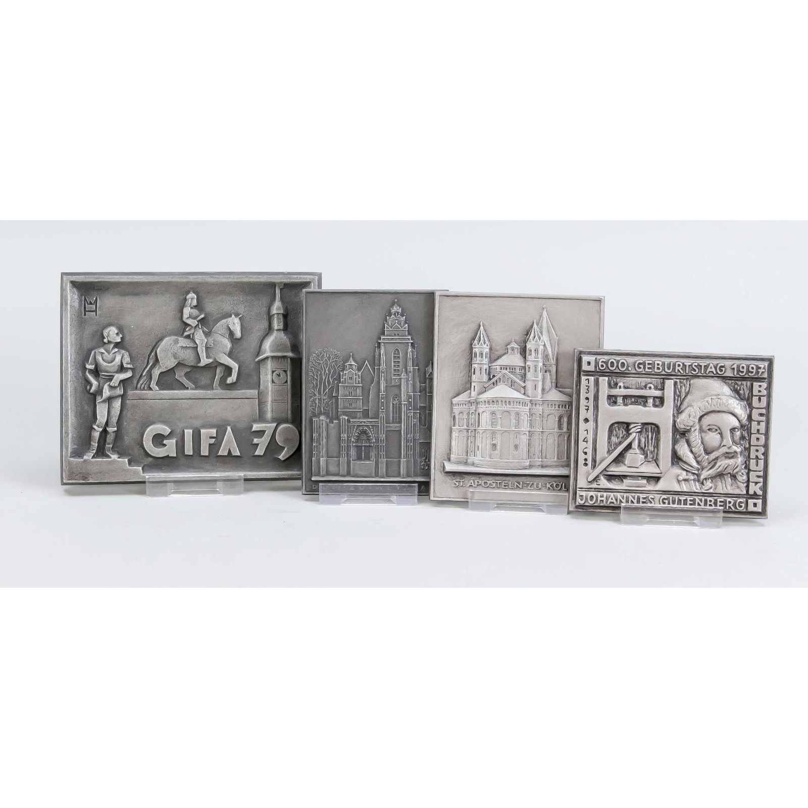 Large set of 60 artist's reliefs, B (1 of 1)