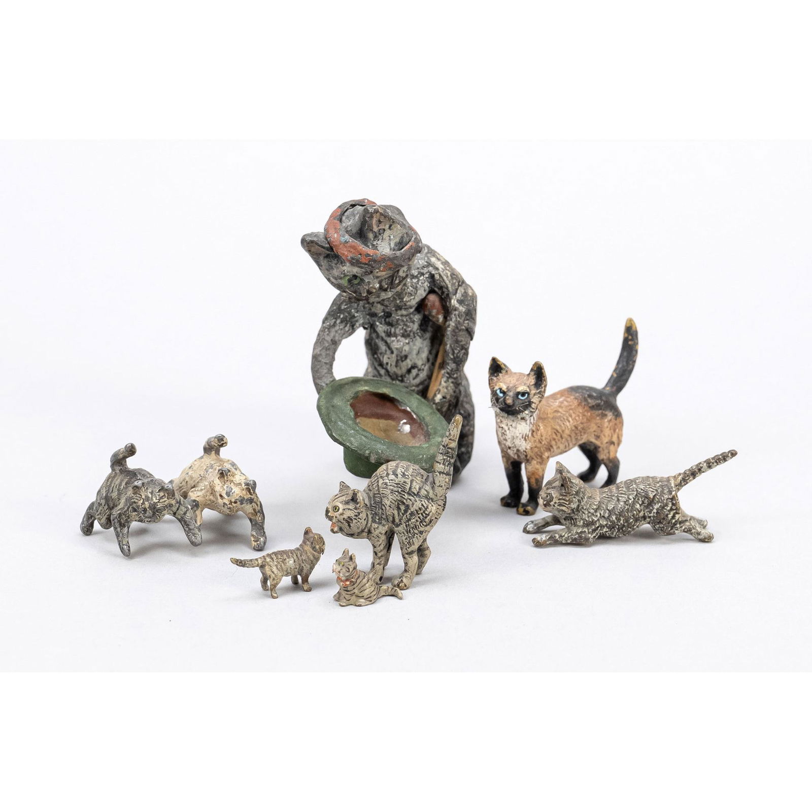 Group of 7 small bronzes in the sha (1 of 1)