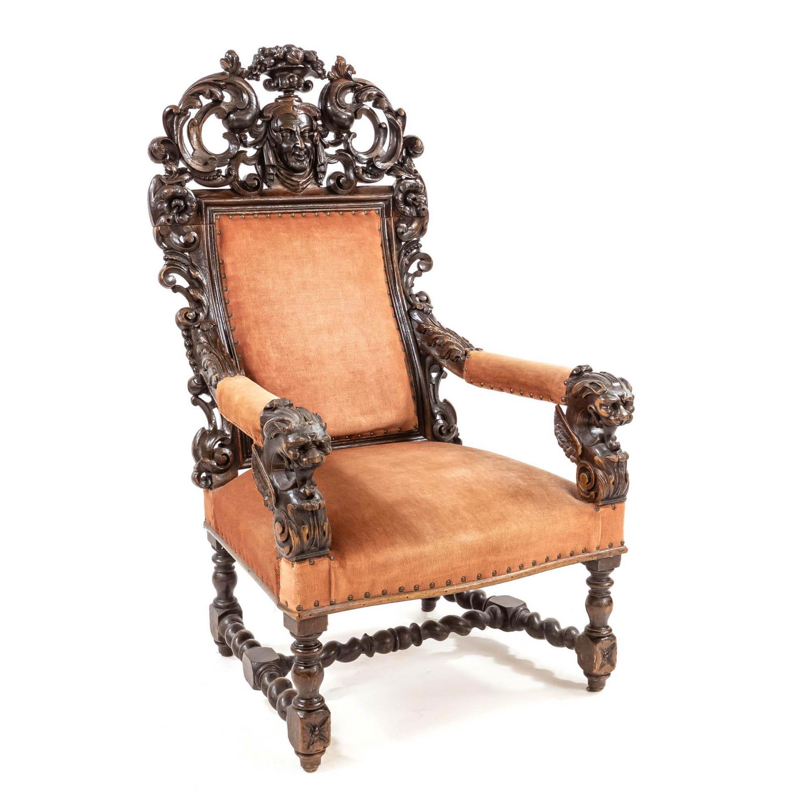 Wilhelminian period prunk armchair (1 of 3)