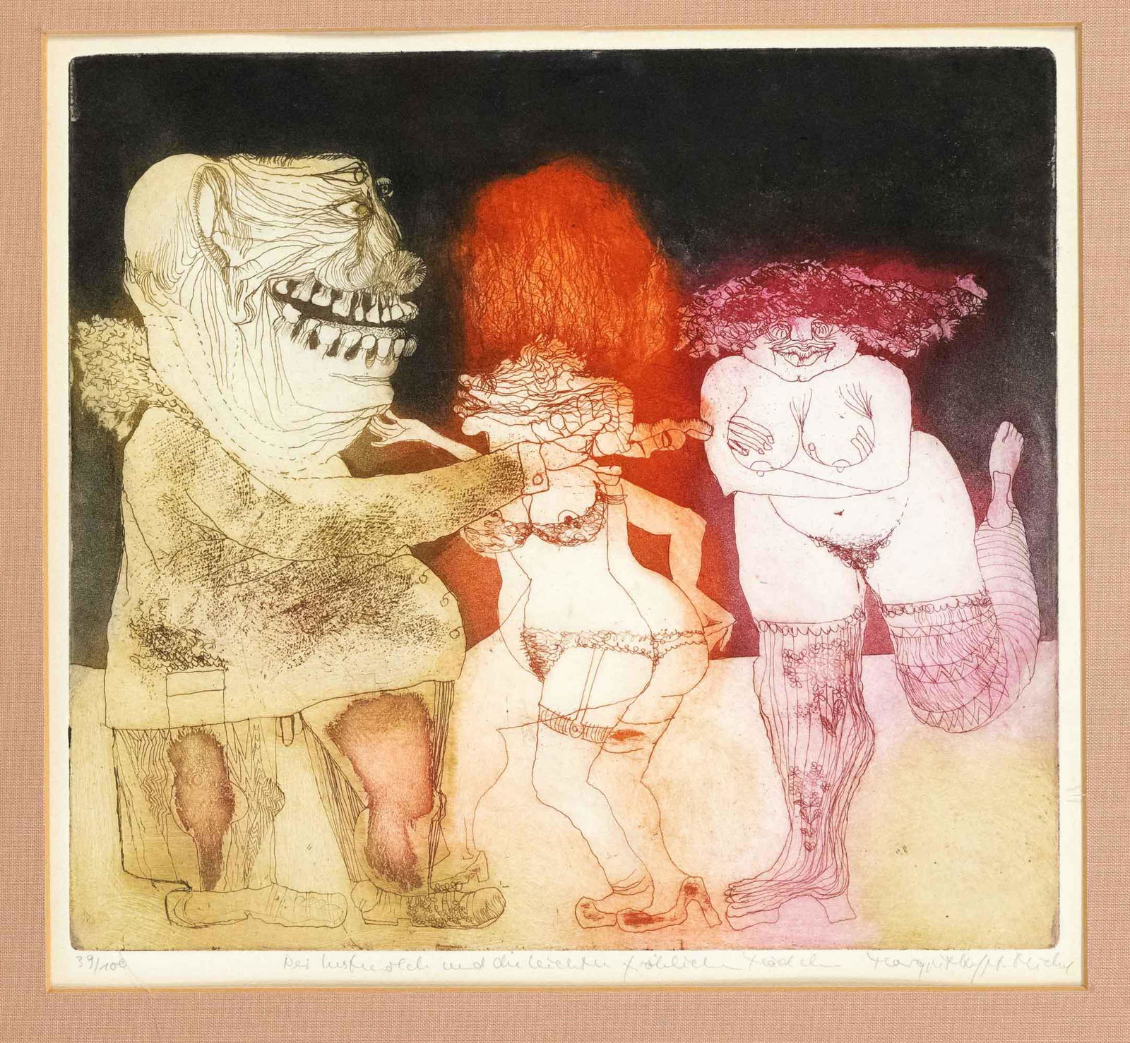 Six colour etchings by Margit Heff (1 of 6)