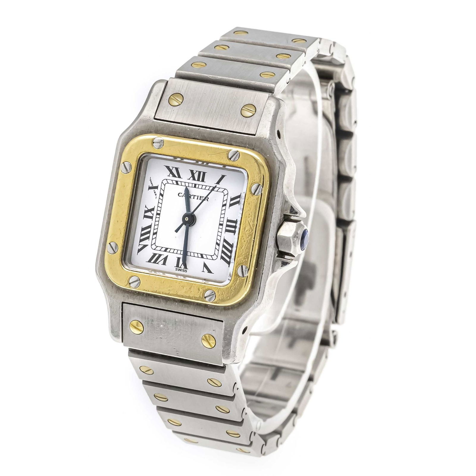 Cartier Santos Galbee`, steel/g (1 of 2)