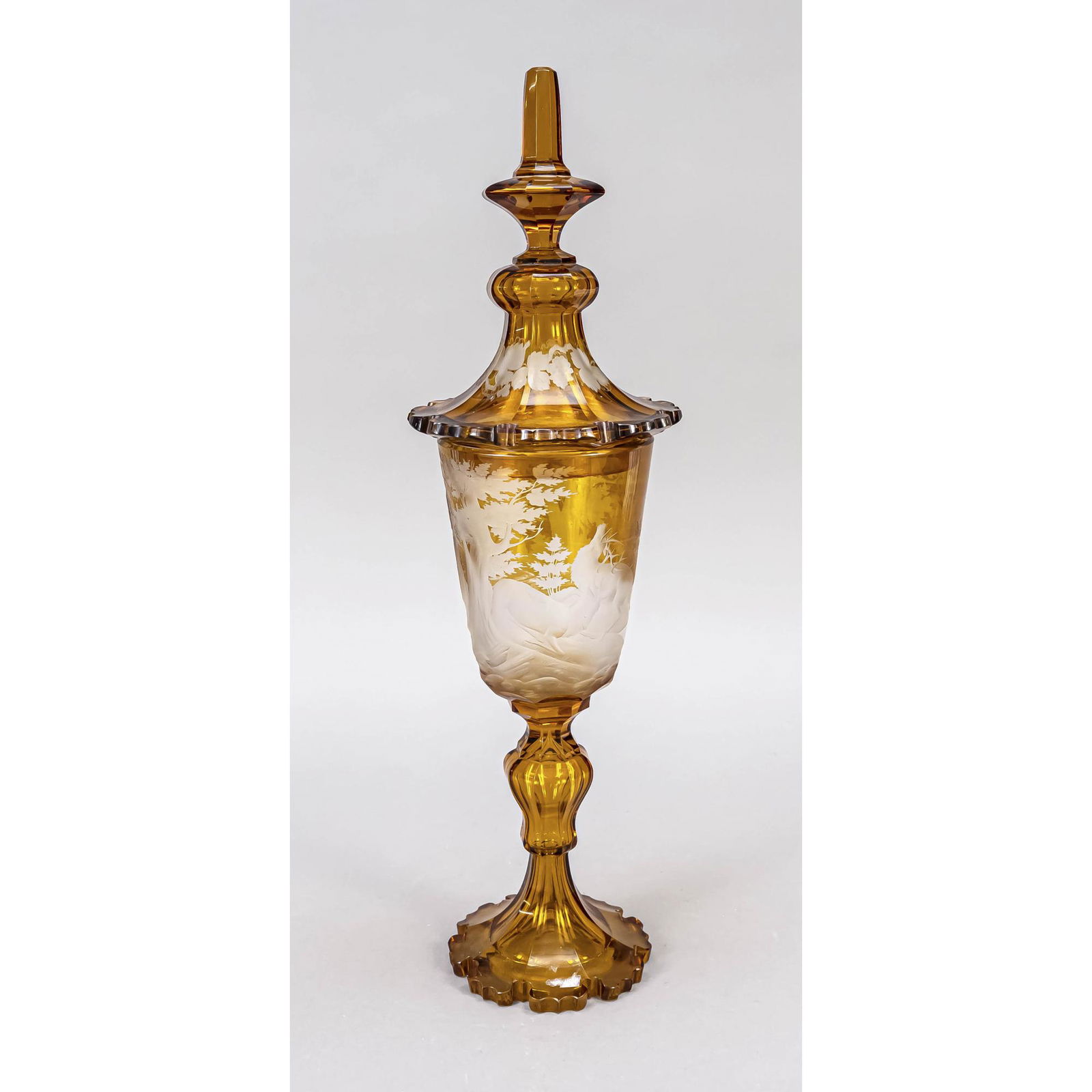 Large lidded goblet, Bohemia, c. 190 (1 of 1)